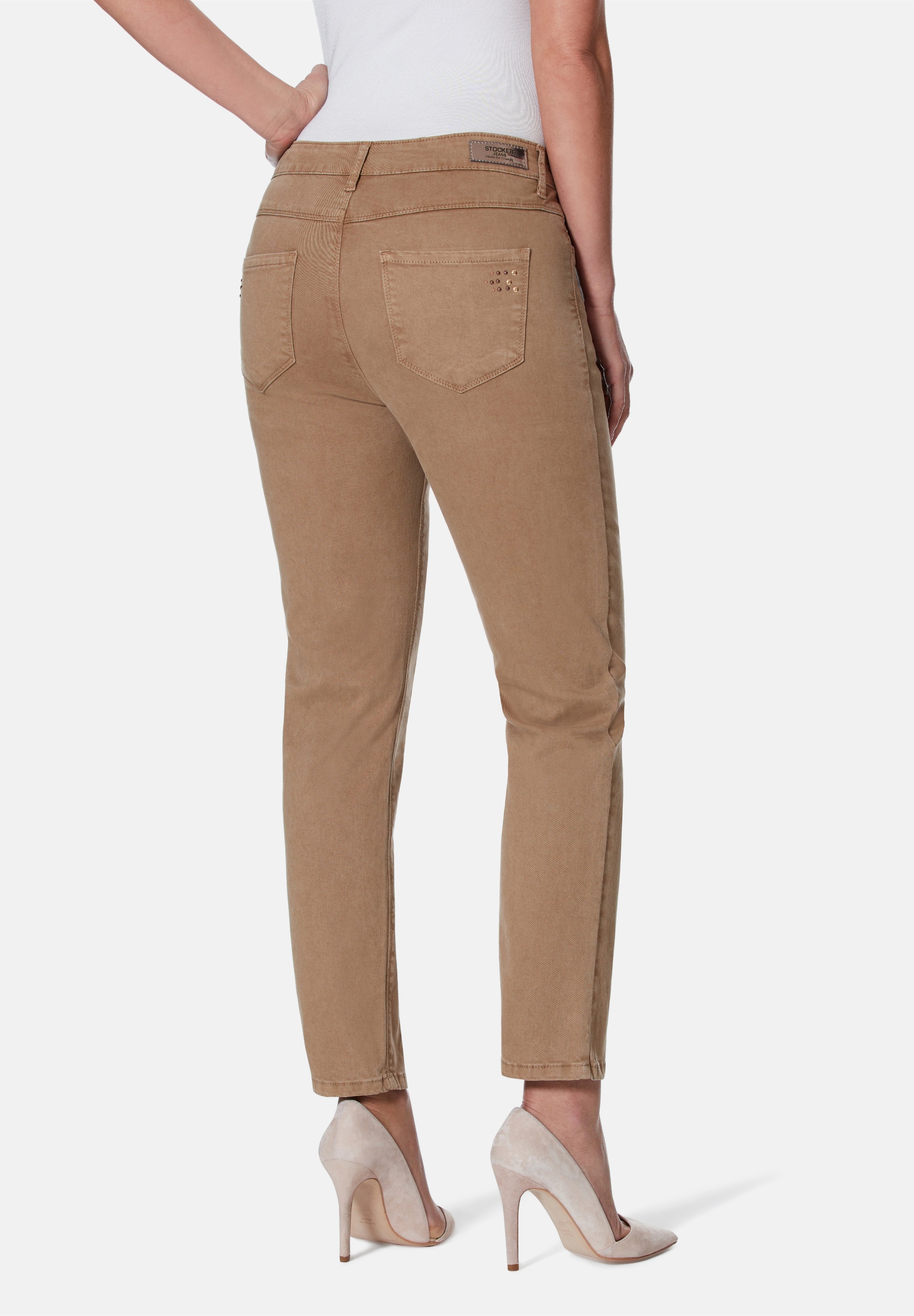 STOOKER WOMEN 5-Pocket-Hose »Zermatt Twill Straight Fit«, Straight Fit Casual Clean Wash Denim Jeans für Damen