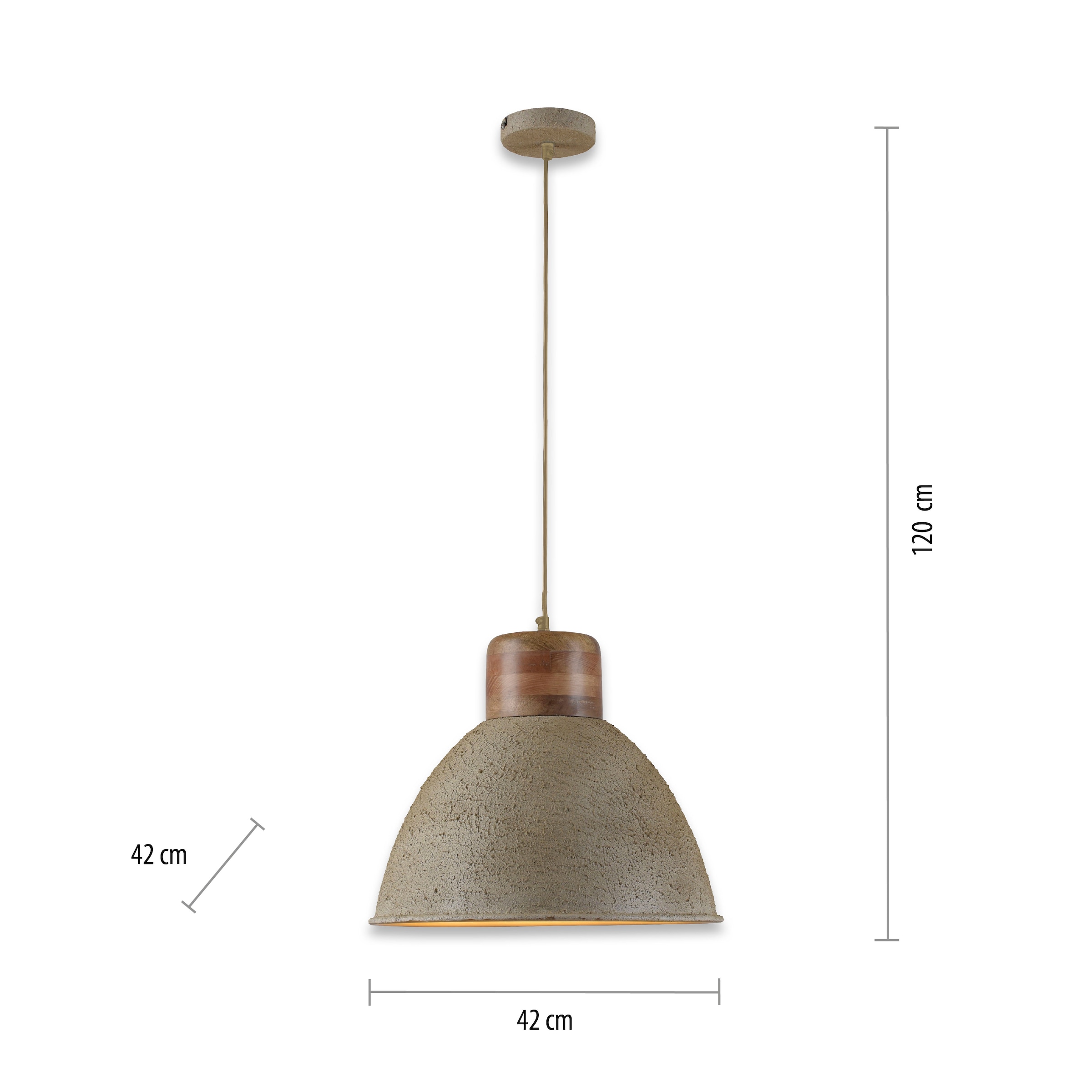 JUST LIGHT Pendelleuchte »SAMIA«, 1 flammig, Leuchtmittel E27 | ohne Leuchtmittel, ExklusiveE27