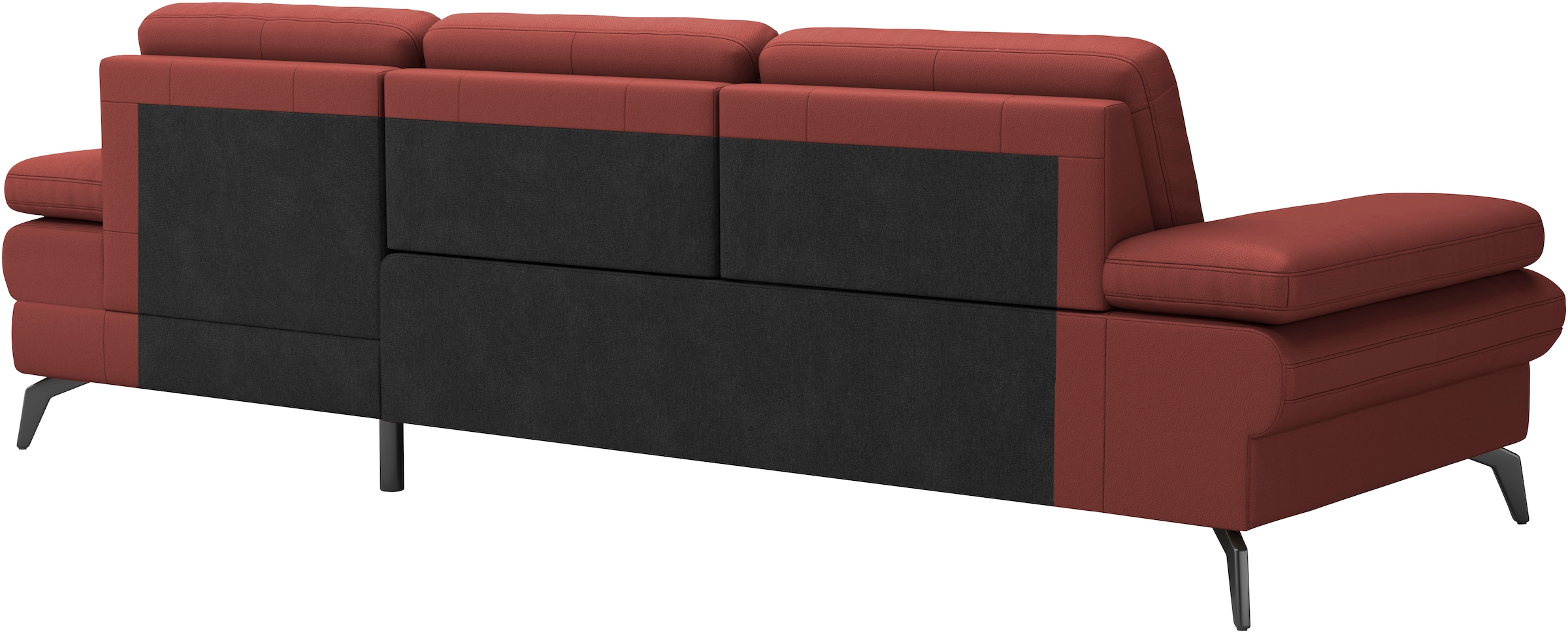 sit&more Ecksofa »Morris L-Form, inkl. Sitztiefenverstellung«, wahlweise mit Armteilverstellung, Bettfunktion & Bettkasten