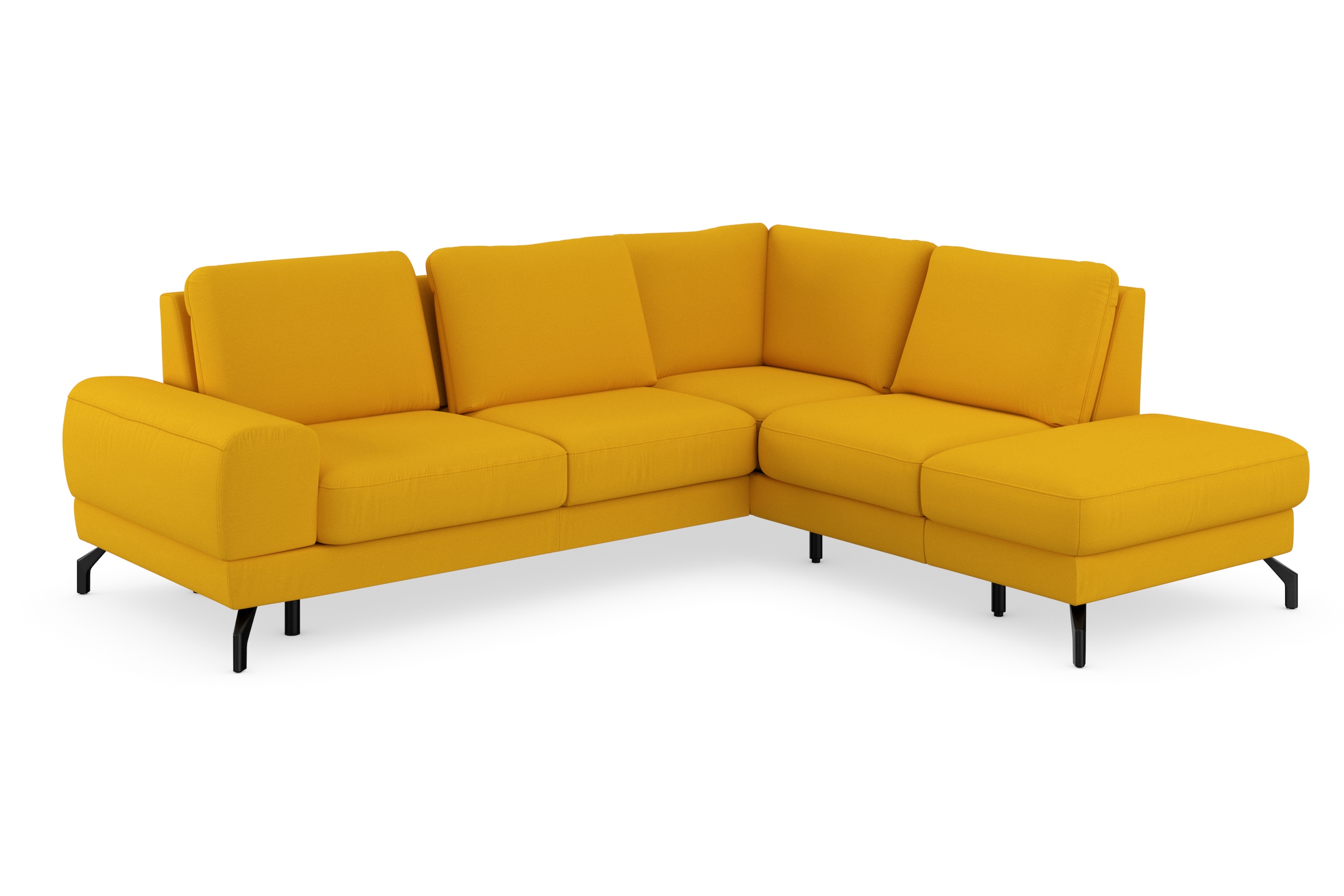sit&more Ecksofa »Cinturo L-Form«, inklusive Sitztiefenverstellung und Federkern, Sitzhöhe 45 cm