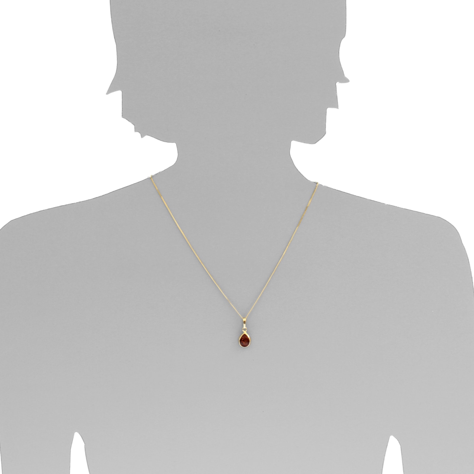 OSTSEE-SCHMUCK Kette mit Anhänger »Ostsee-Schmuck Kette mit Anhänger Enela Kette mit Anhänger Enela«