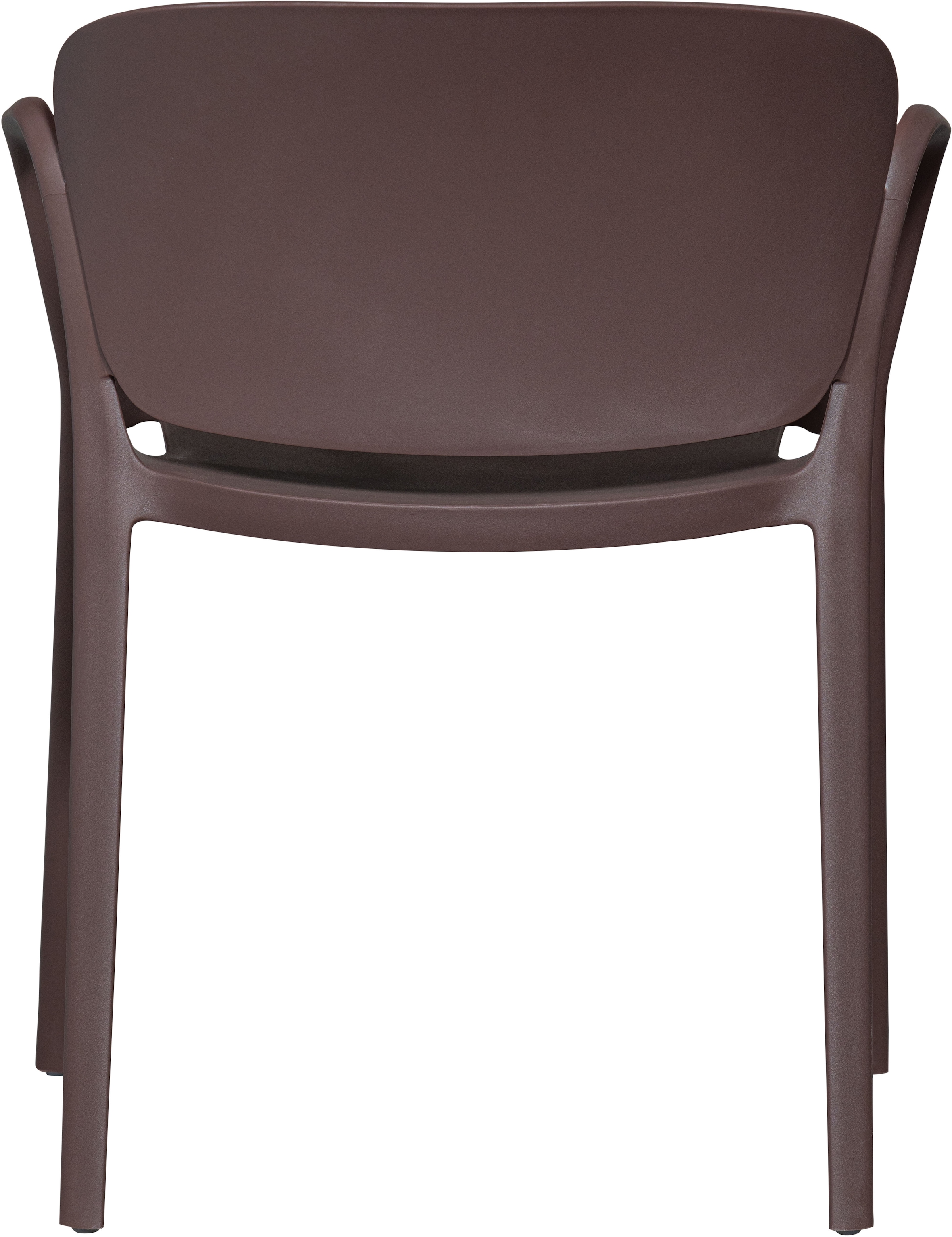 WOOOD Esszimmerstuhl »Bent Polypropylen stapelbar für In- und Outdoor, H 75 x B 57 x T 56 cm« () (Set, 2 St) Tragkraft 150 kg, wasserabweisendes, fertig montiert