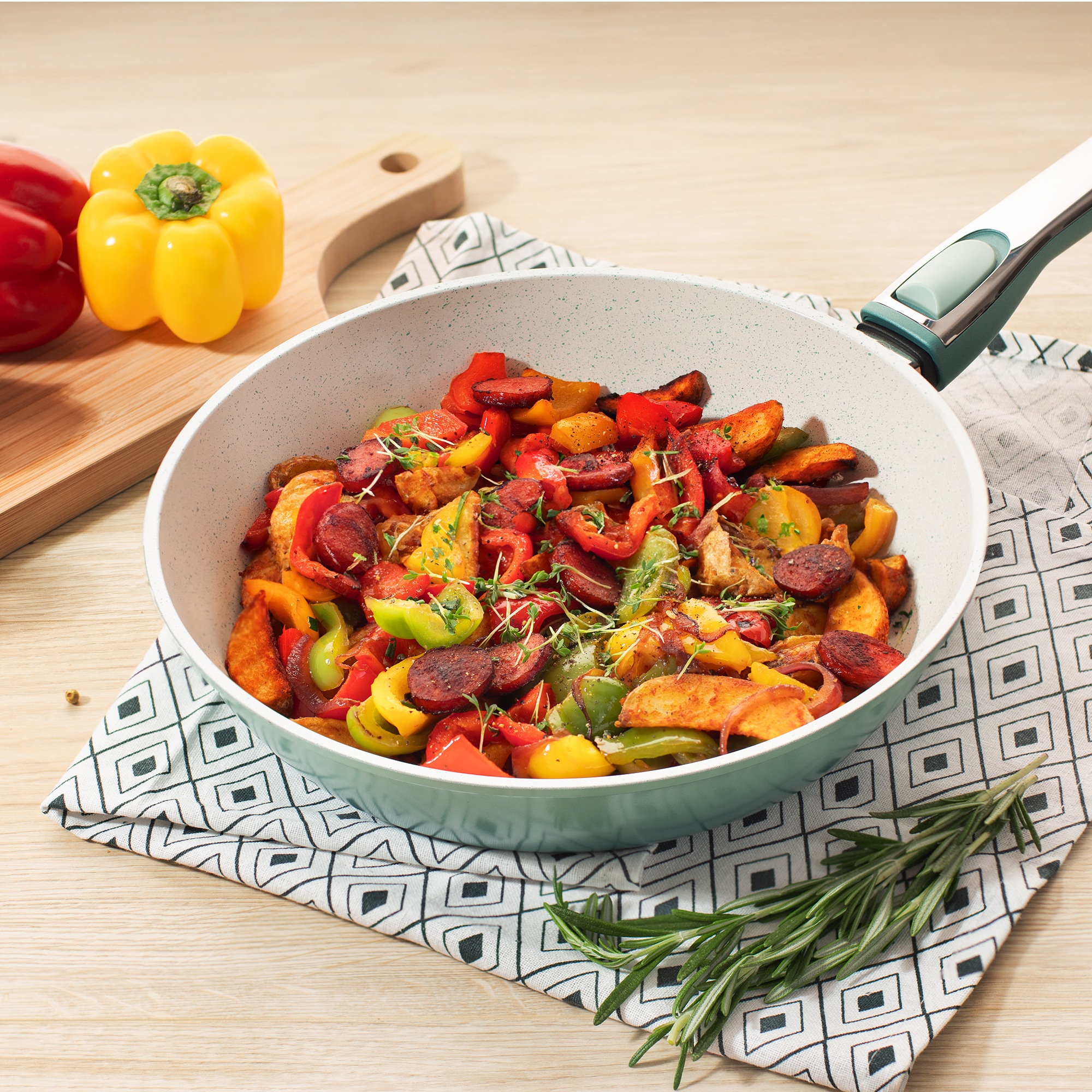 Genius Pfannen-Set »Cerafit Revolution Ø 24 cm 28 cm« Keramik Set, 6 Stk. t günstig online kaufen