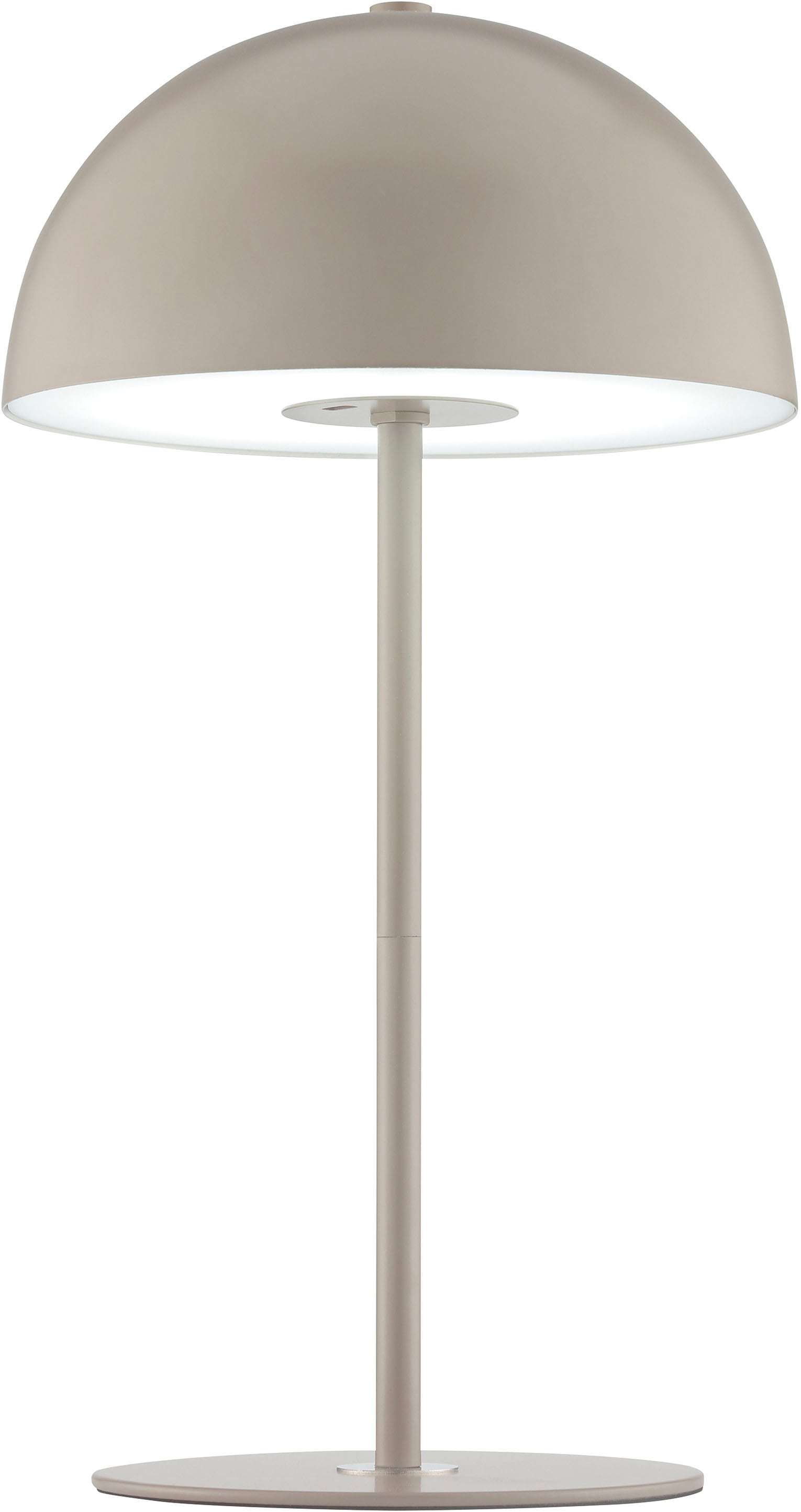 LeGer Home by Lena Gercke Tischleuchte »Linnea Akku Variante« LED-Modul 1 Stk. Warmweiß Pilzleuchte mit Akku, Höhe 38 cm, Ø 20 cm, 400 lm, 3000 K, CCT
