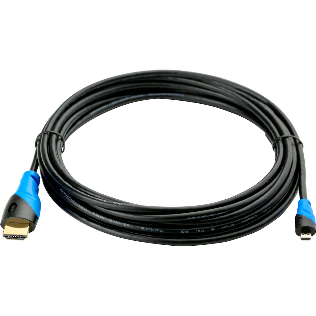 CSL Audio- & Video-Kabel »HDMI Kabel, 3-fach geschirmt, verschiedene Längen«, HDMI, 150 cm