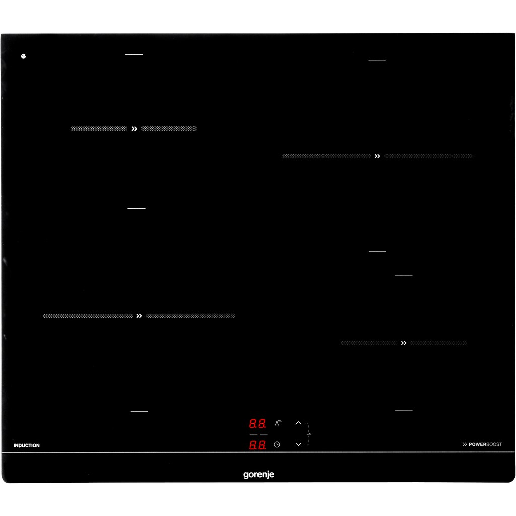 GORENJE Induktions Herd-Set »Pacific Herd-Set Pyrolyse/Induktion 2021«, BCPSIB737OTX, mit 1-fach-Teleskopauszug, Pyrolyse-Selbstreinigung, (1 St.)