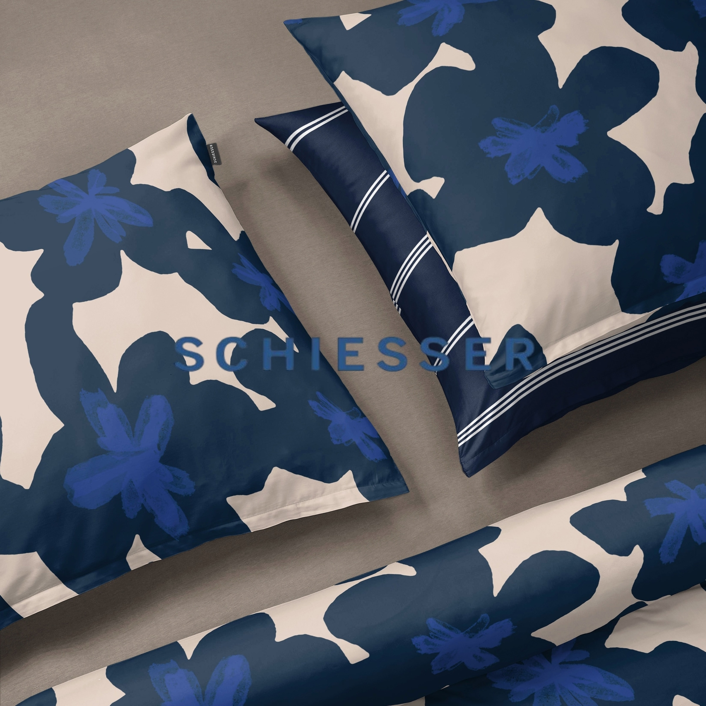 Schiesser Bettwäsche »Blossom aus weicher Baumwolle mit floralem Muster« 2 tlg. MADE IN GREEN by OEKO-TEX®