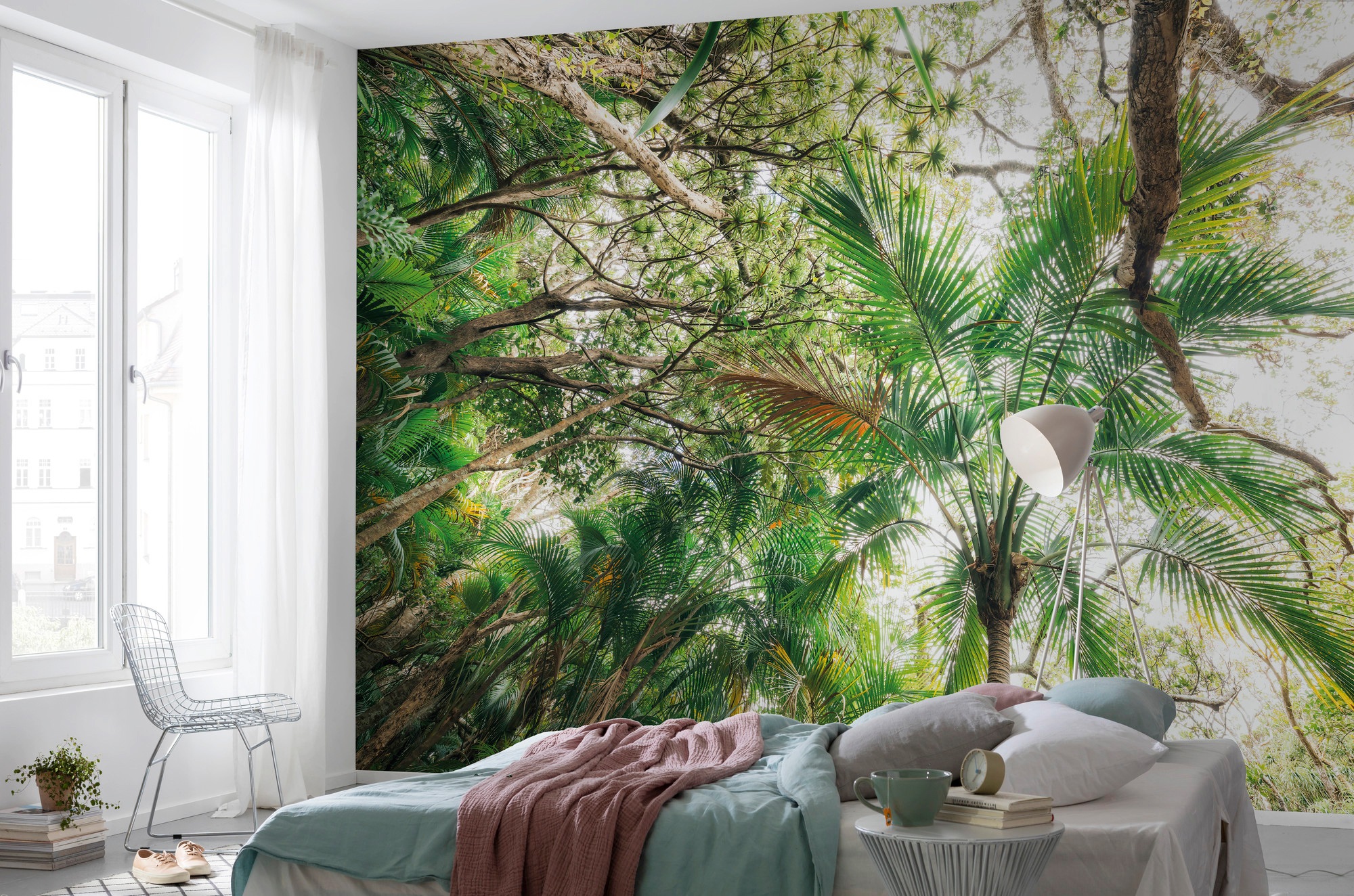 Komar Vliestapete »Digitaldruck Vlies -  Touch the Jungle - Größe 450 x 280 cm« bedruckt glatt Wohnzimmer, Schlafzimmer