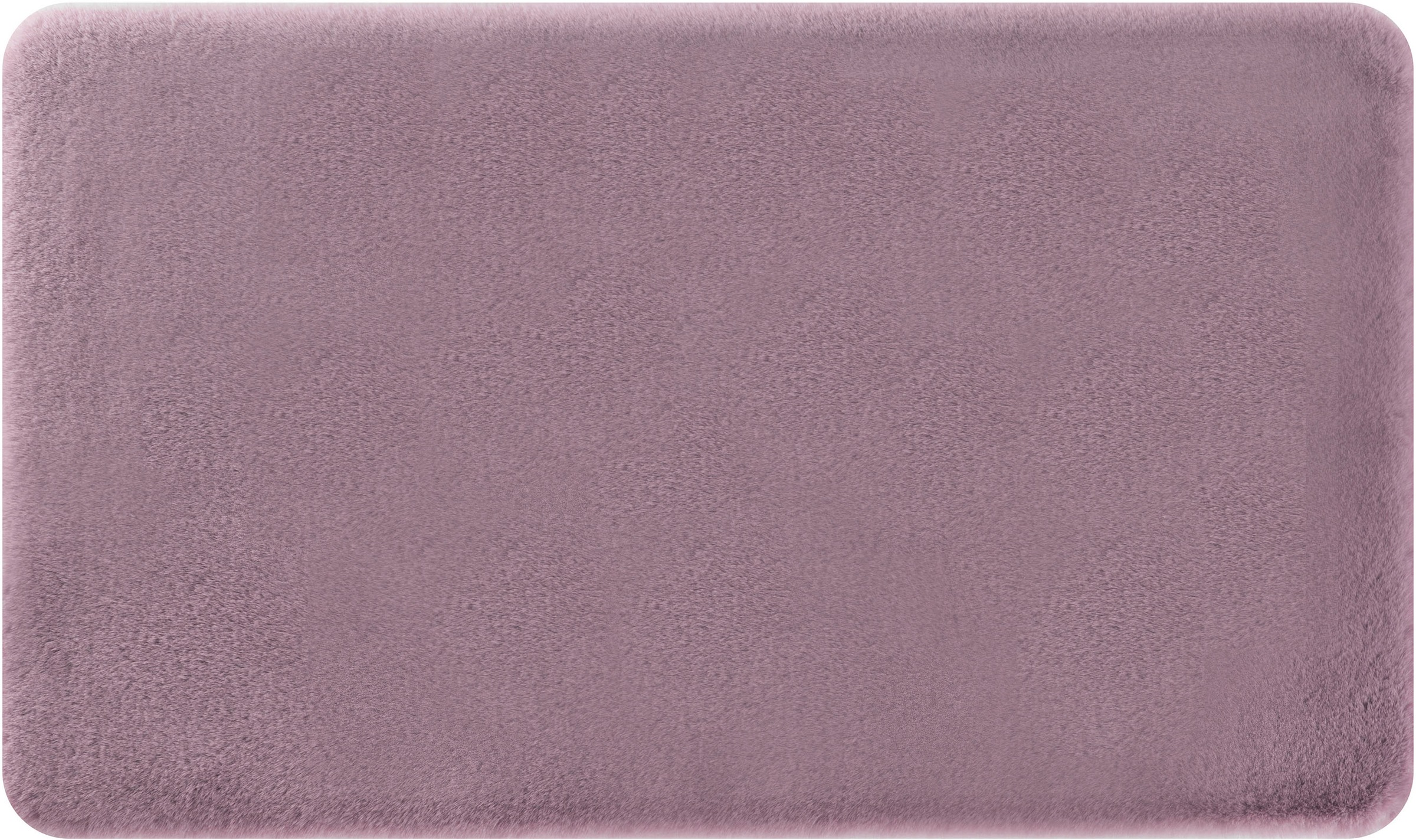 my home Badematte »Valeria, Kaninchenfell-Haptik«, rutschhemmend beschichtet, fußbodenheizungsgeeignet-strapazierfähig, Kunstfell, weicher Badteppich
