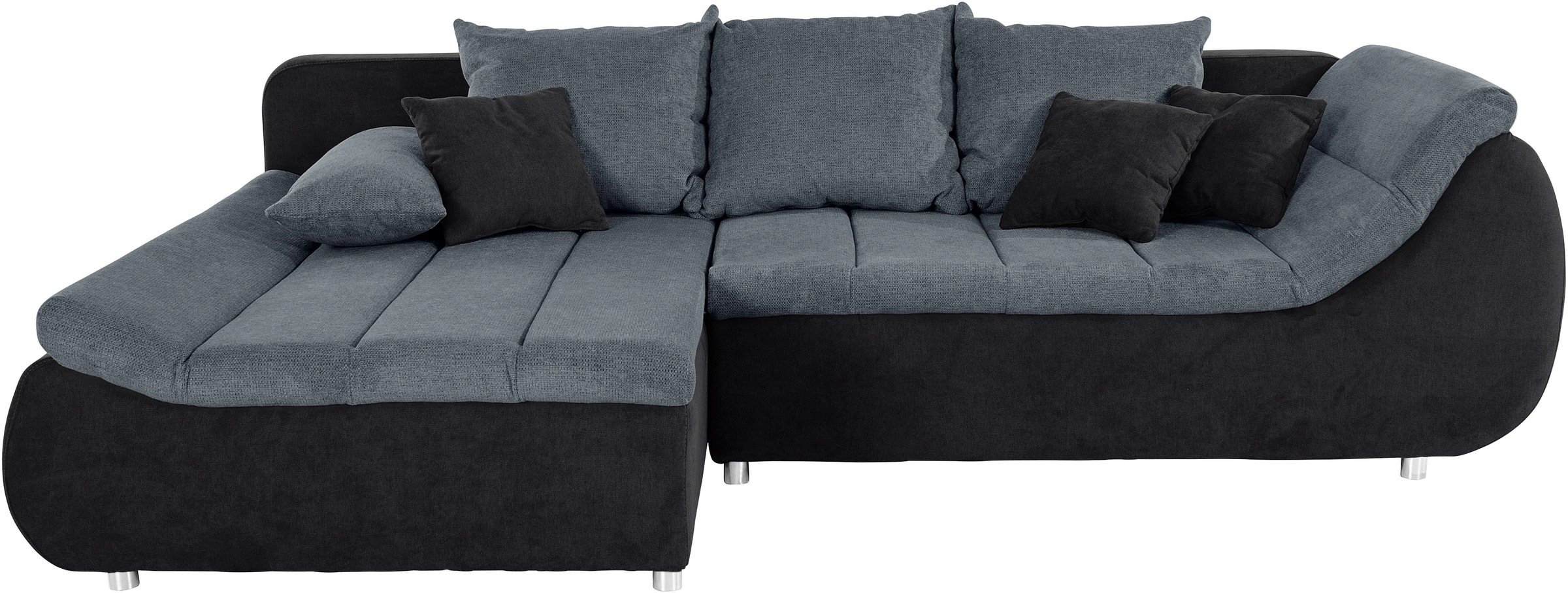 Home affaire Ecksofa »Imola, elegant und modern, aktuelle Steppung im Sitz, günstig online kaufen