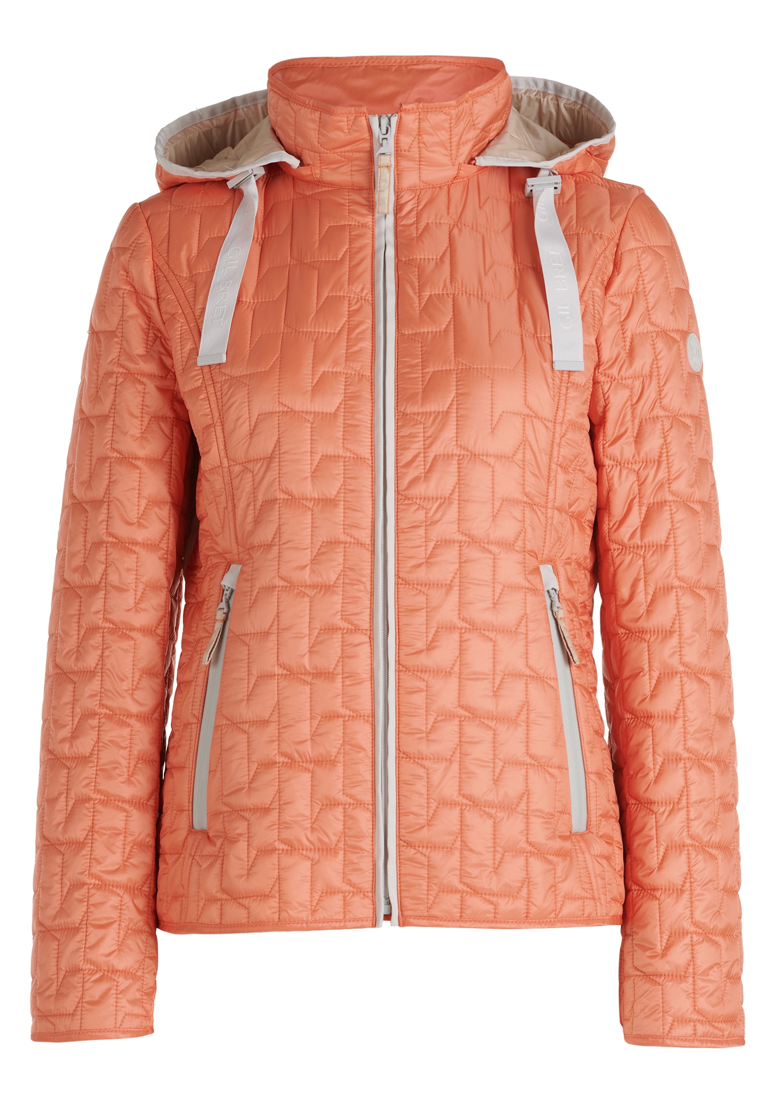 Gil Bret Steppjacke, mit Kapuze, mit Kapuze und Reißverrschluss