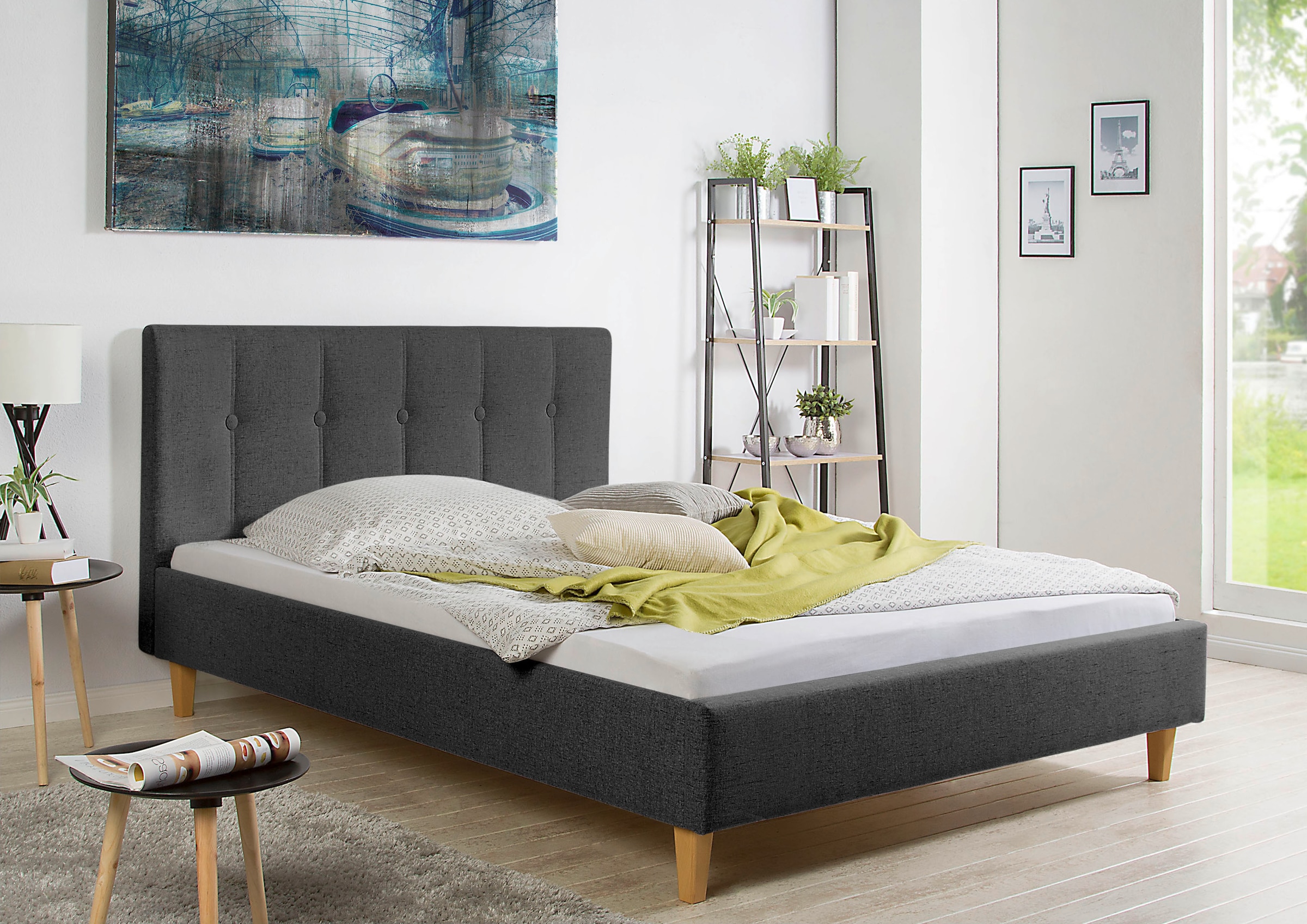 Maintal Polsterbett "Gustine" Bettseiten zerlegt, ohne Bettkasten günstig online kaufen