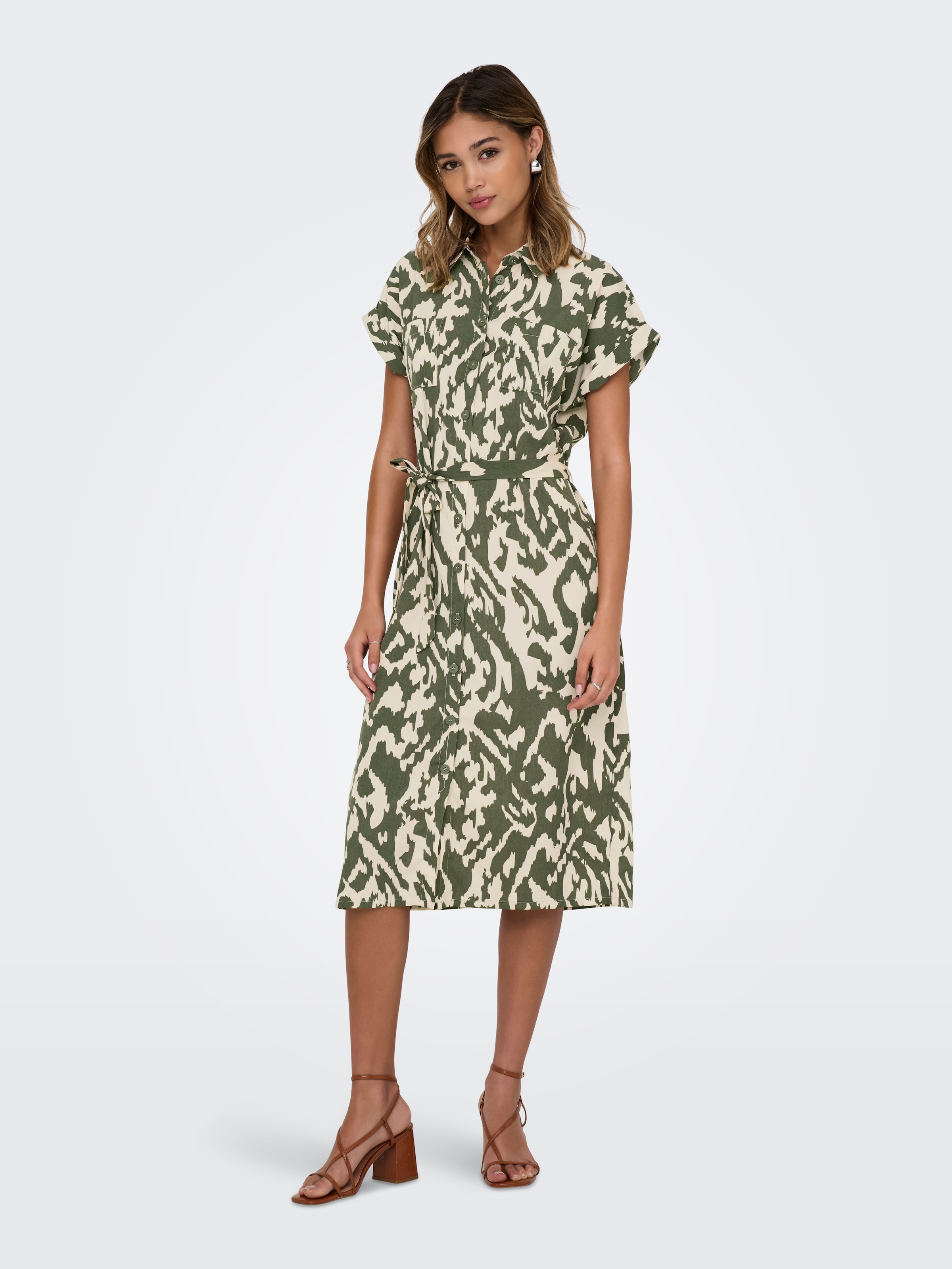 ONLY Hemdblusenkleid »ONLHANNOVER S/S SHIRT DRESS NOOS WVN«
