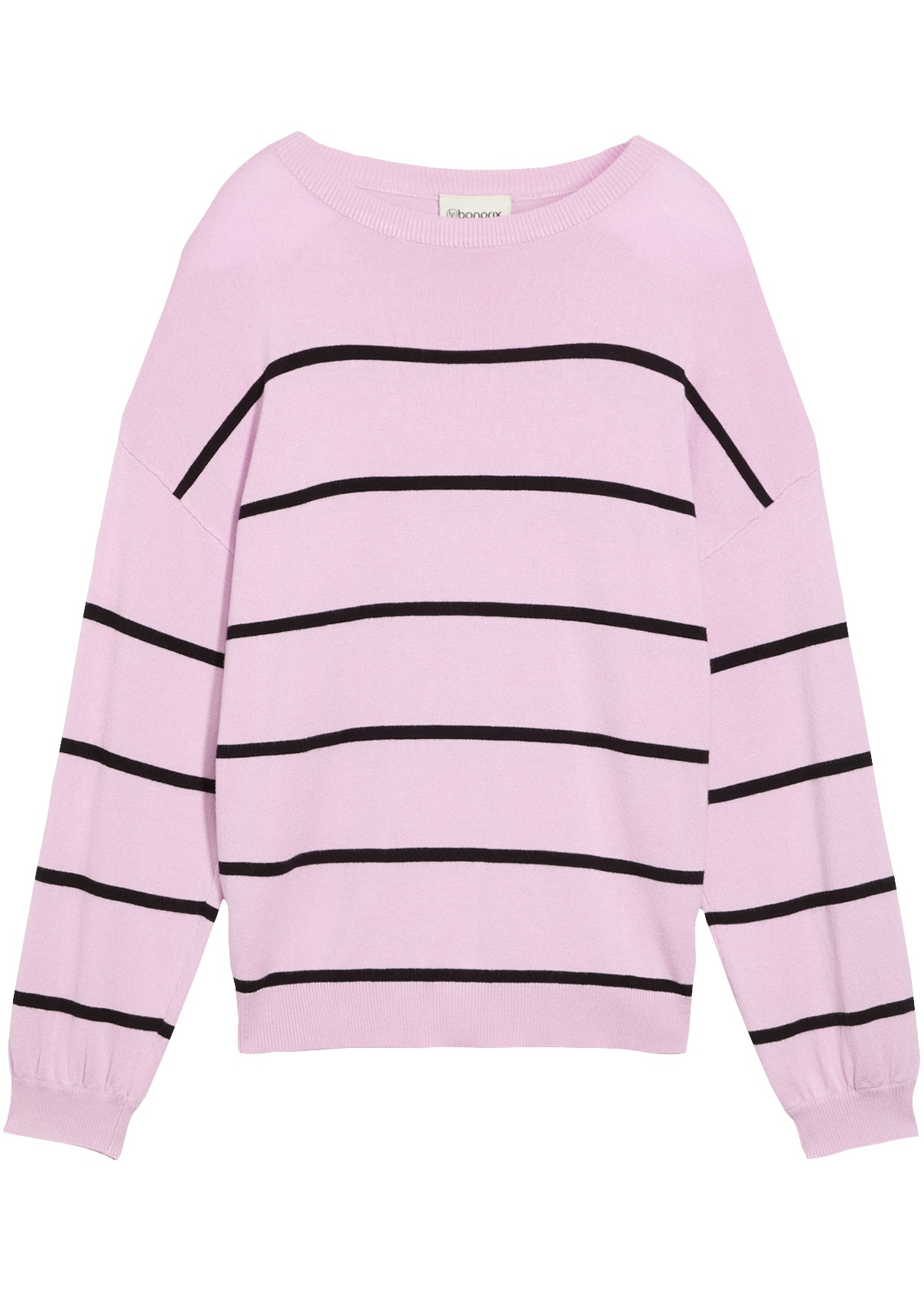 bonprix Strickpullover für Mädchen, klassischer Feinstrick, Regular Fit, im Casual-Stil