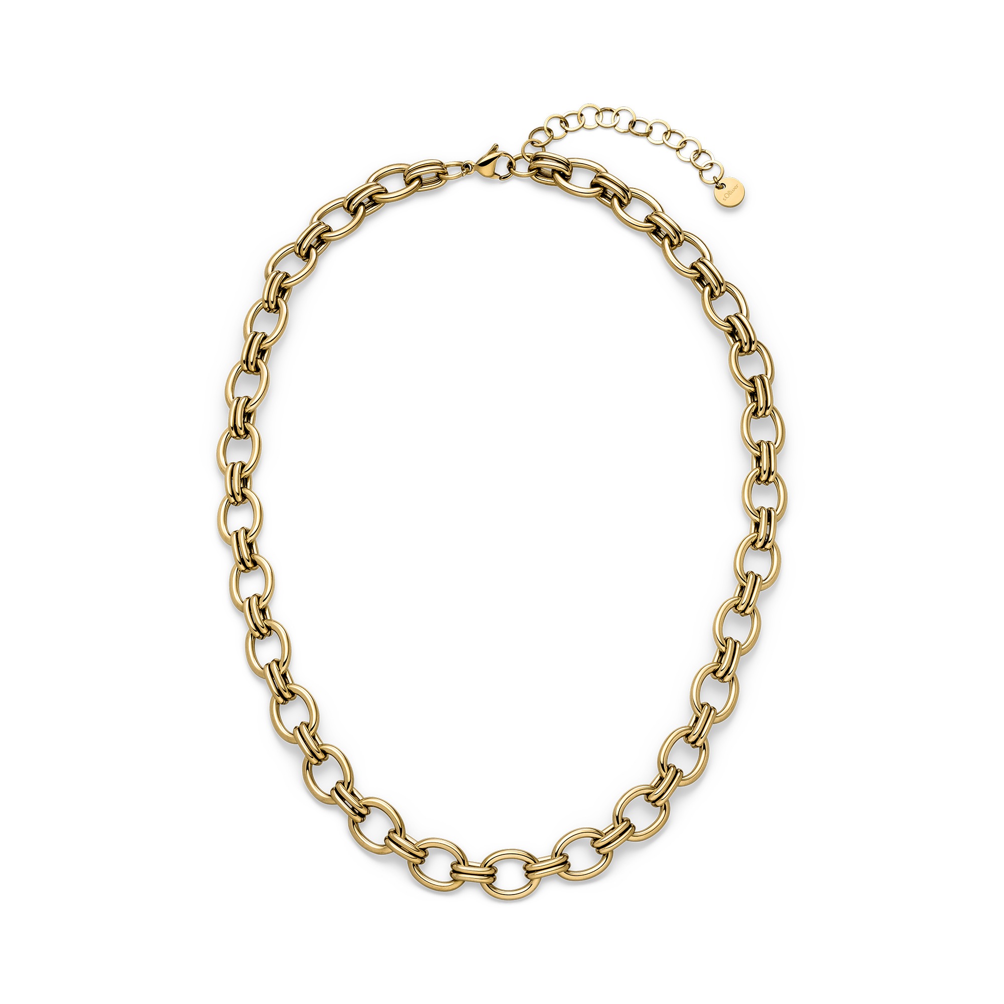 s.Oliver Edelstahlkette »Schmuck Geschenk Edelstahl Halskette The Soft Link«