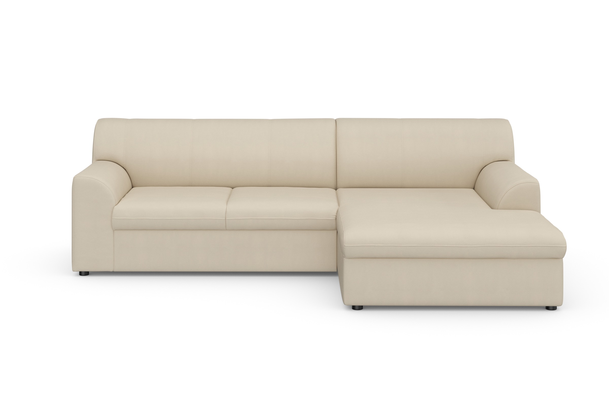 DOMO collection Ecksofa »Topper, elegant und zeitlos, kompaktes Stellmaß 24 günstig online kaufen