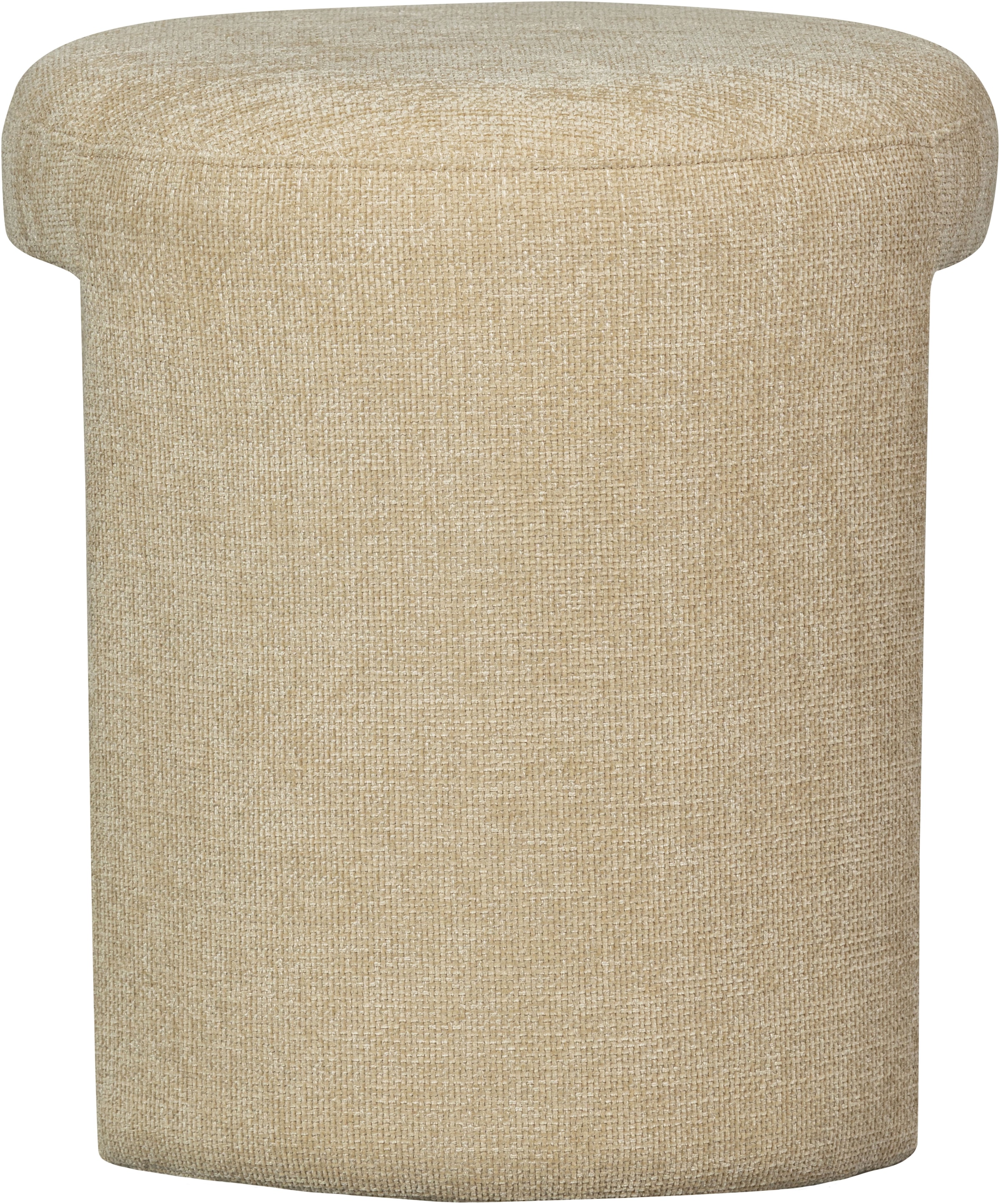 WOOOD Sitzhocker »Charlie kompakte Form, vollständig gepolstertes B 45 x T 45 x H 47 cm« Sehr hohe Verschleißfestigkeit, Tragkraft 100 kg, mittlere Sitzhöhe