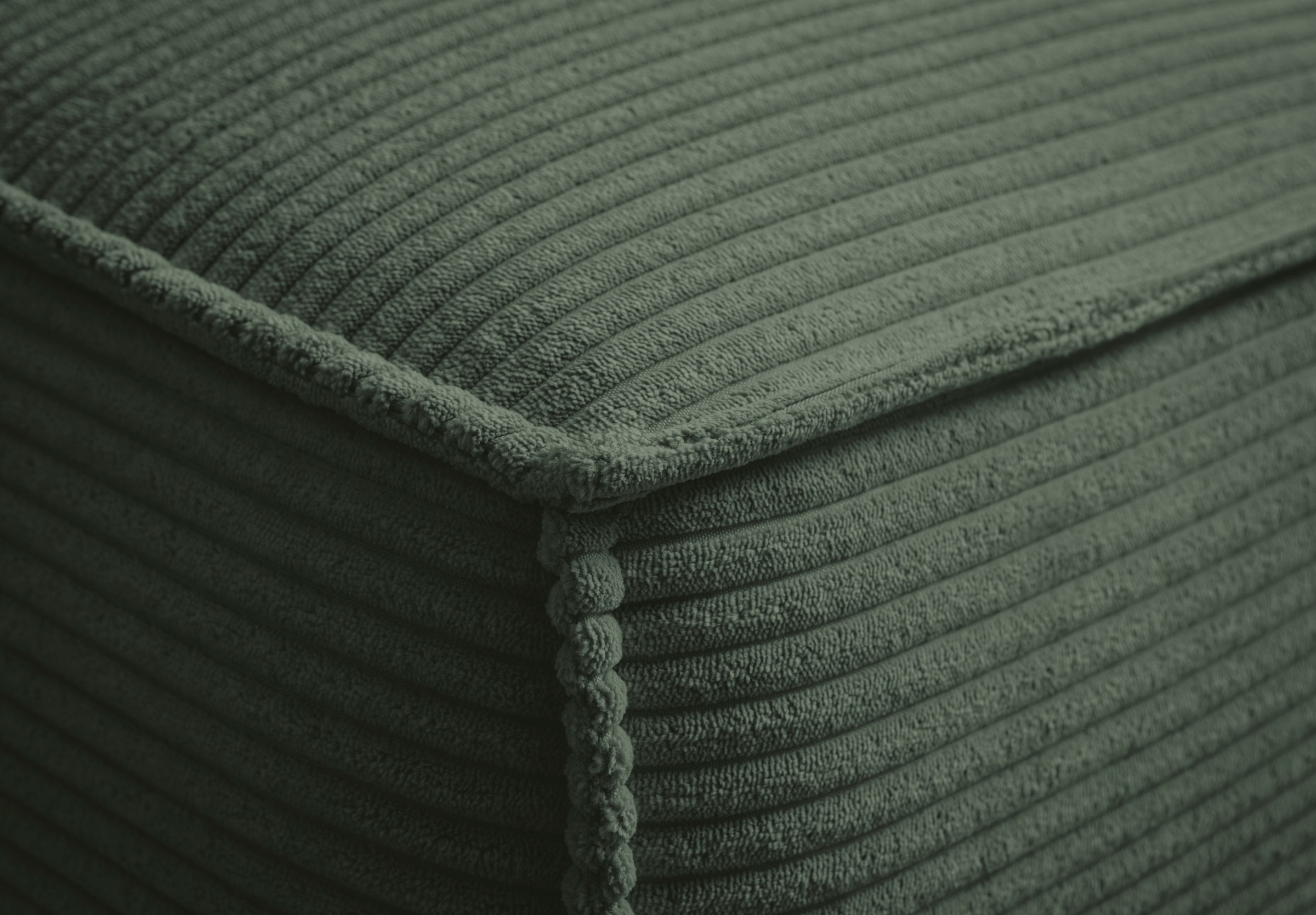 Home affaire Wohnlandschaft »Tvinnu, moderne U-Form, Couch in Cord oder Webstoff in Leinenoptik« Recamiere rechts/links, schwarze Metallfüße, bequeme Sitz-/Liegefläche