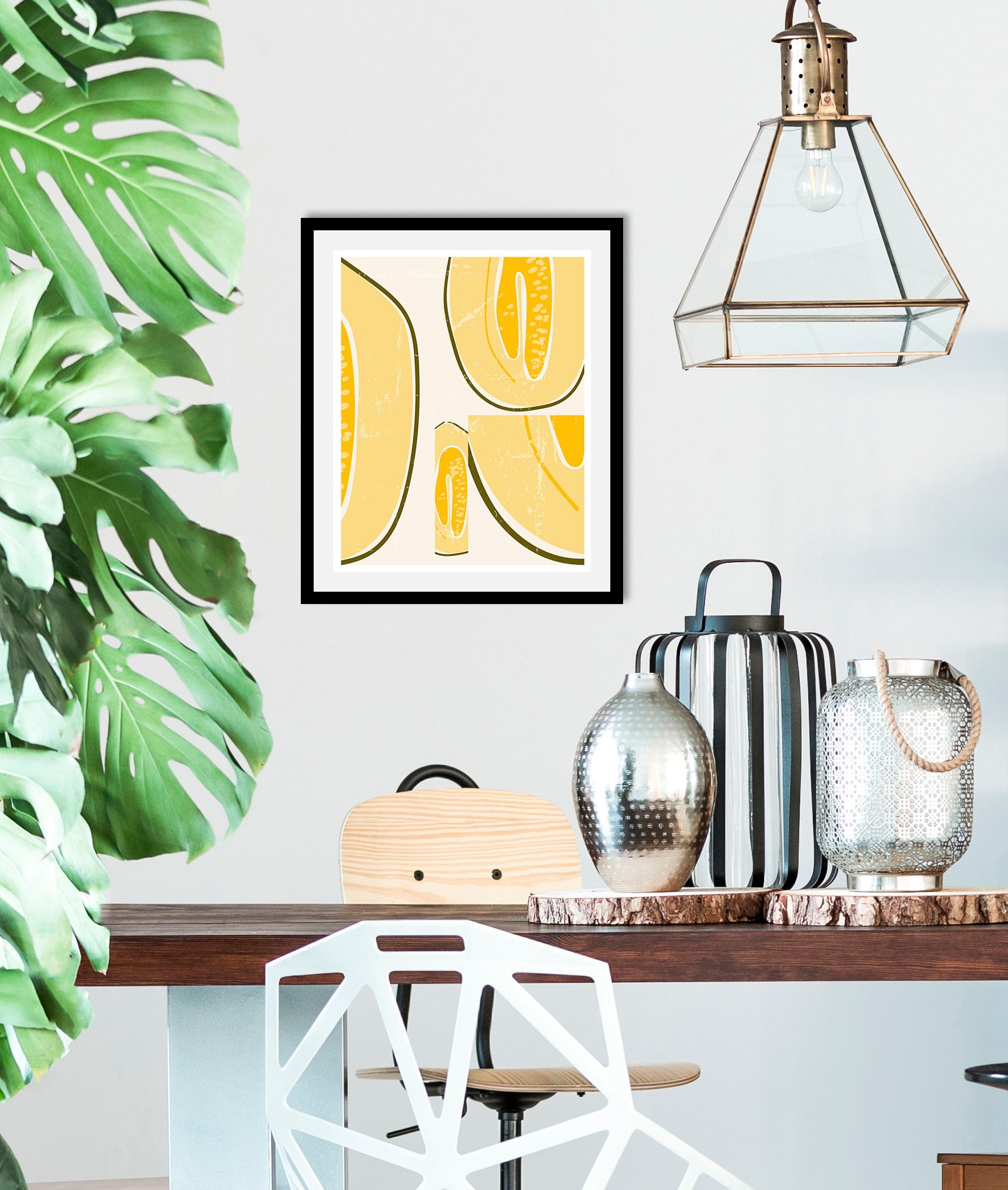 queence Bild »Fifi«, Obst-Obst Bilder-Essen-Lebensmittel-Kunst-Abstrakt-Fig günstig online kaufen