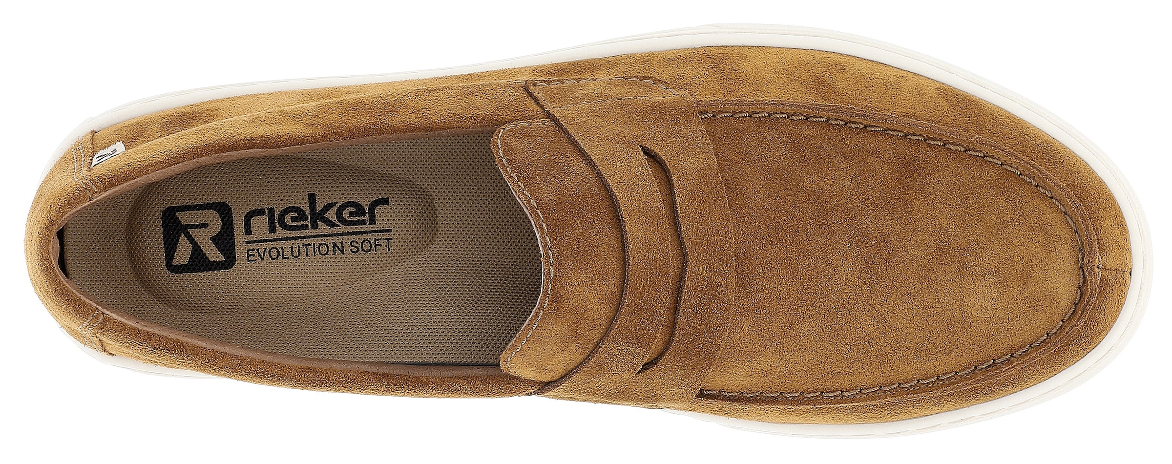 Rieker EVOLUTION Slipper, Slip-On Sneaker, Business Schuh mit herausnehmbarer Soft-Einlage