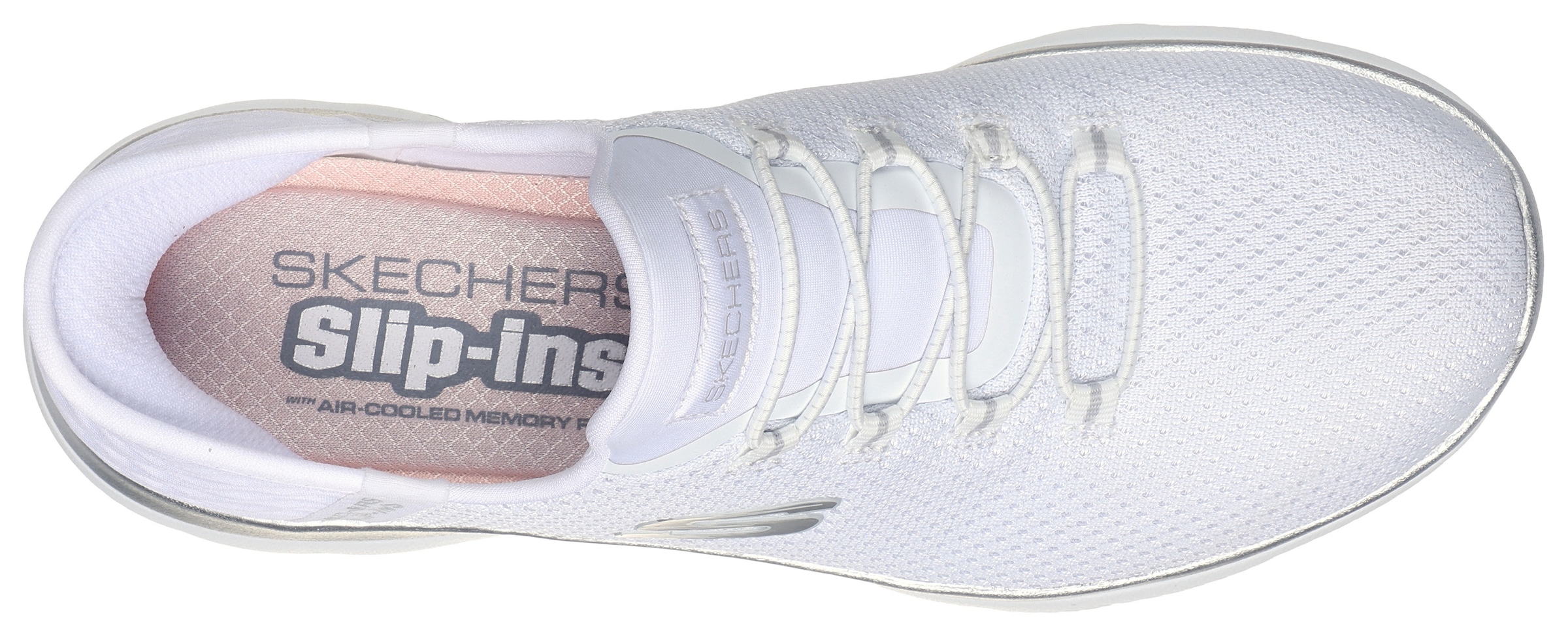 Skechers Slip-On Sneaker »SUMMITS-DIAMOND DREAM«, Schlupfschuh, Freizeitschuh mit praktischer Slip-Ins Funktion
