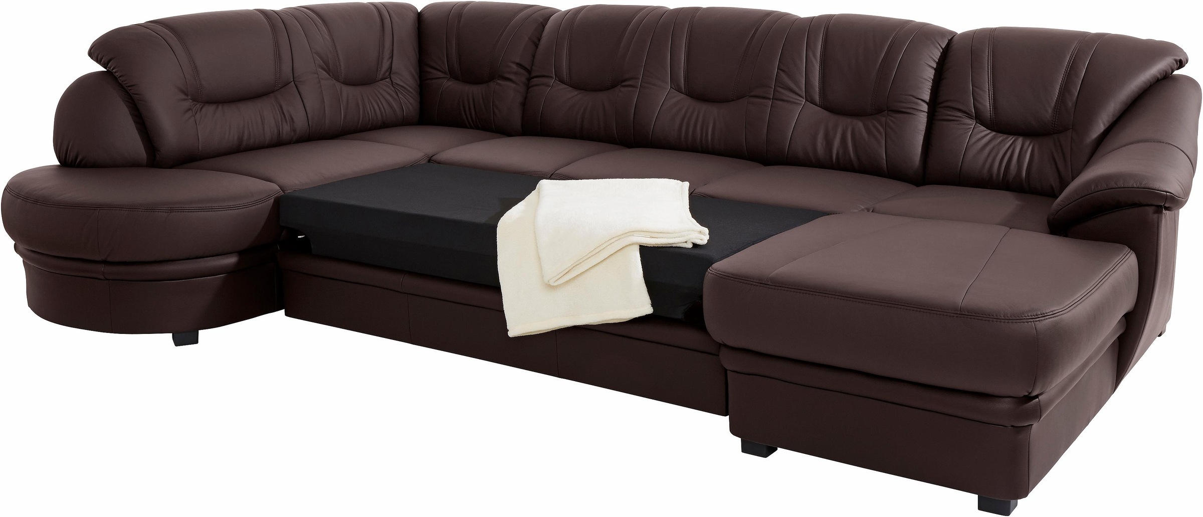 sit&more Wohnlandschaft »Savoni U-Form«, wahlweise mit Bettfunktion