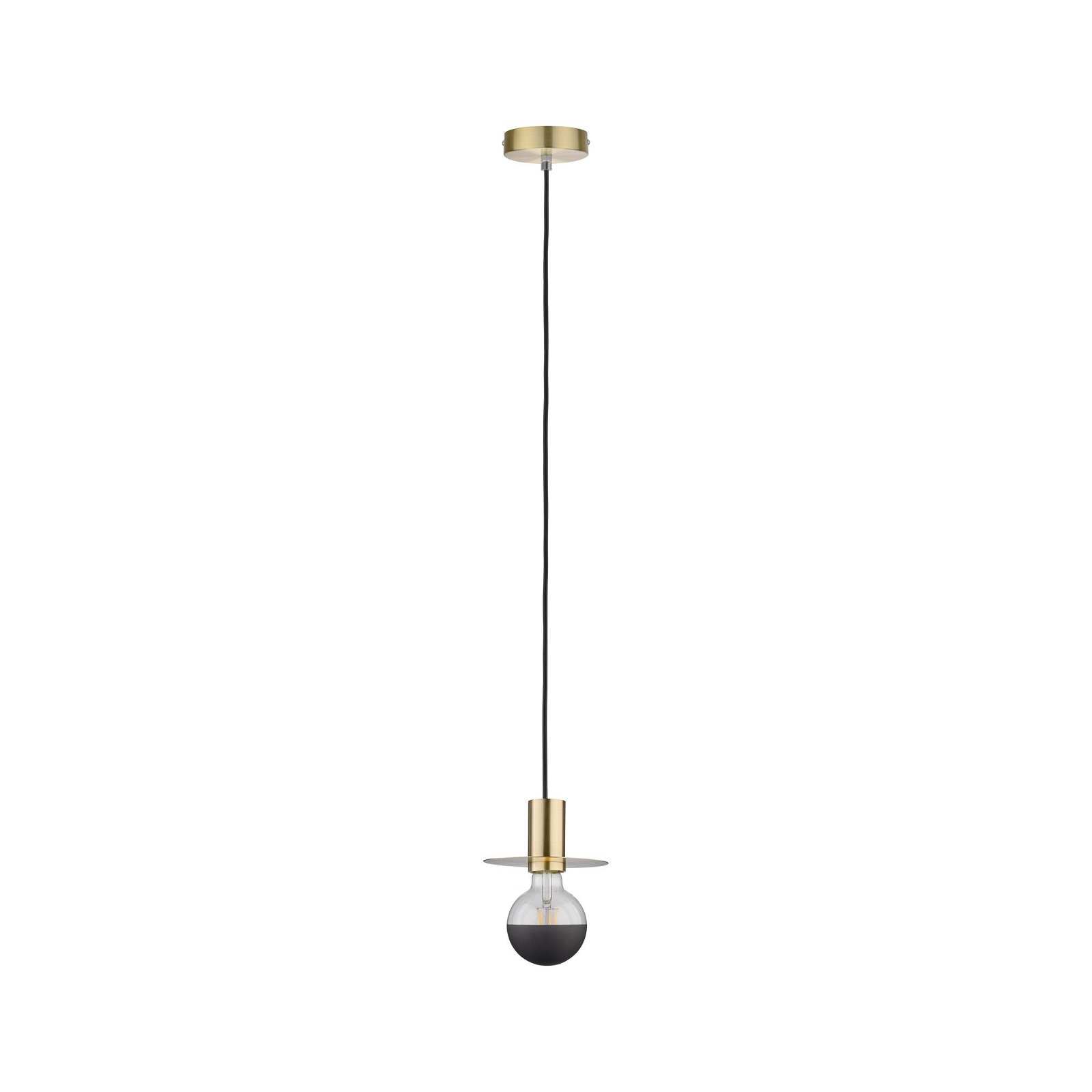 Paulmann Pendelleuchte »Neordic Stian max. 1x60W Messing gebürstet 230V Metall«, 1 flammig, Leuchtmittel E27 | ohne Leuchtmittel, E27