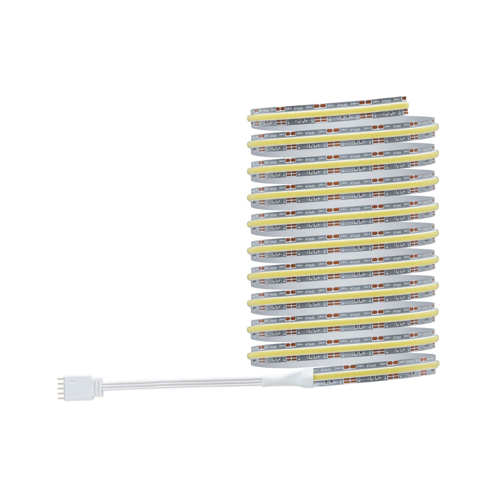 Paulmann LED-Streifen »MaxLED 1000 Basis Set 3m 25,5W 230/24V silber Kunststoff«, 1 St.-flammig, Full-Line COB 2700-6500K TunableWhite