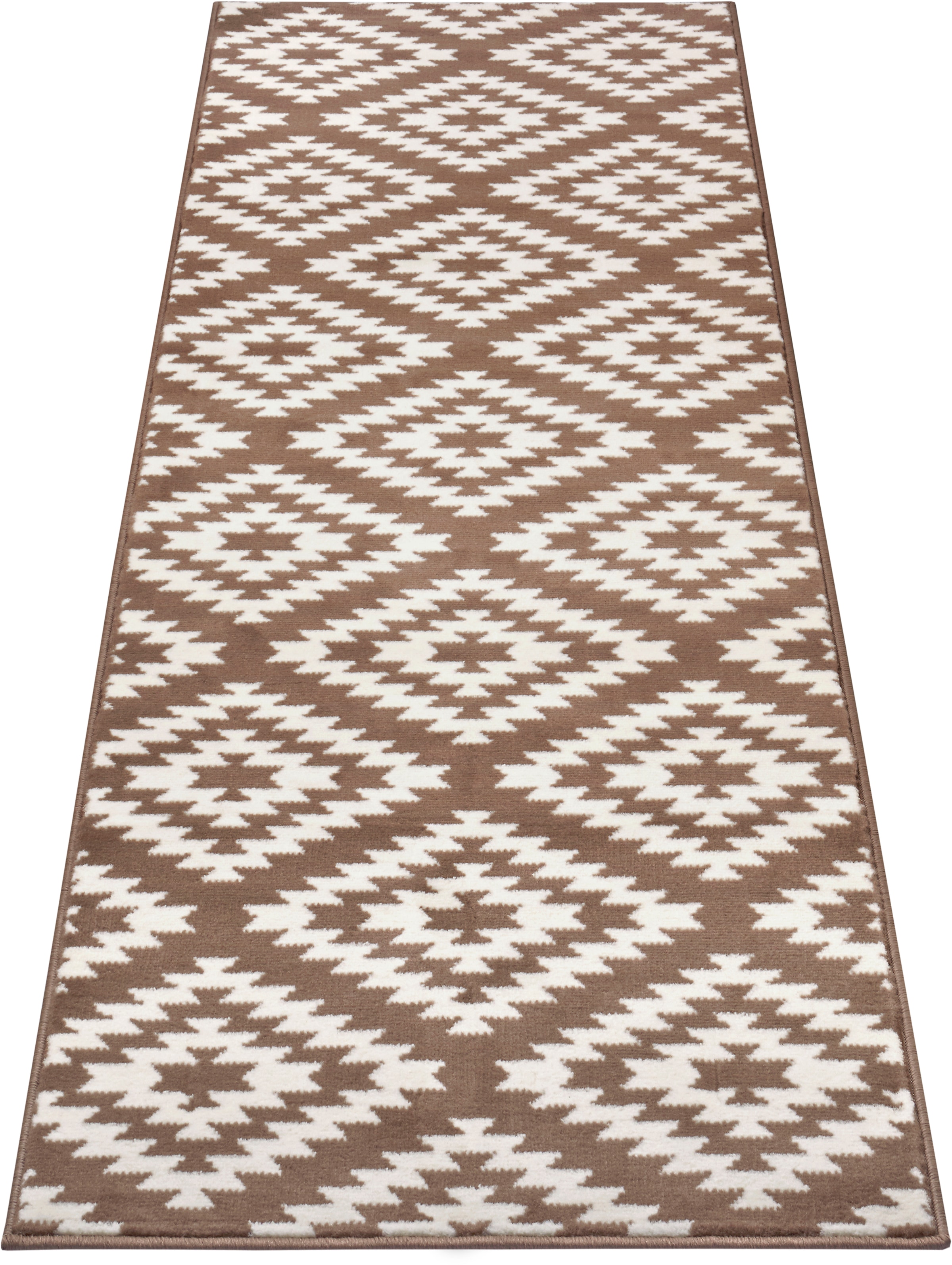 HANSE Home Läufer »Nordic«, rechteckig, 9 mm Höhe, Kurzflor, Raute, Teppich, Weich, Esszimmer, Kinderzimmer, Flur, Modern