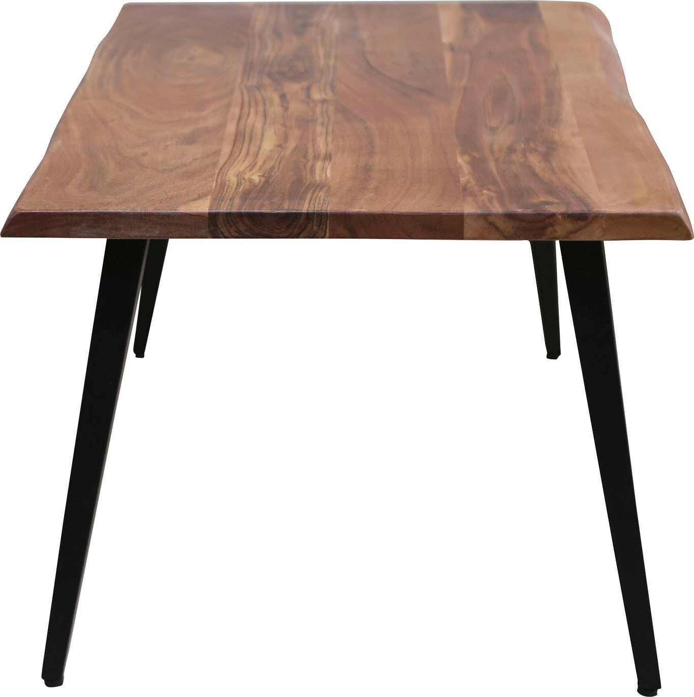 byLIVING Couchtisch »Caddy«, Tischplatte mit Baumkante, Breite 110 oder 60 cm