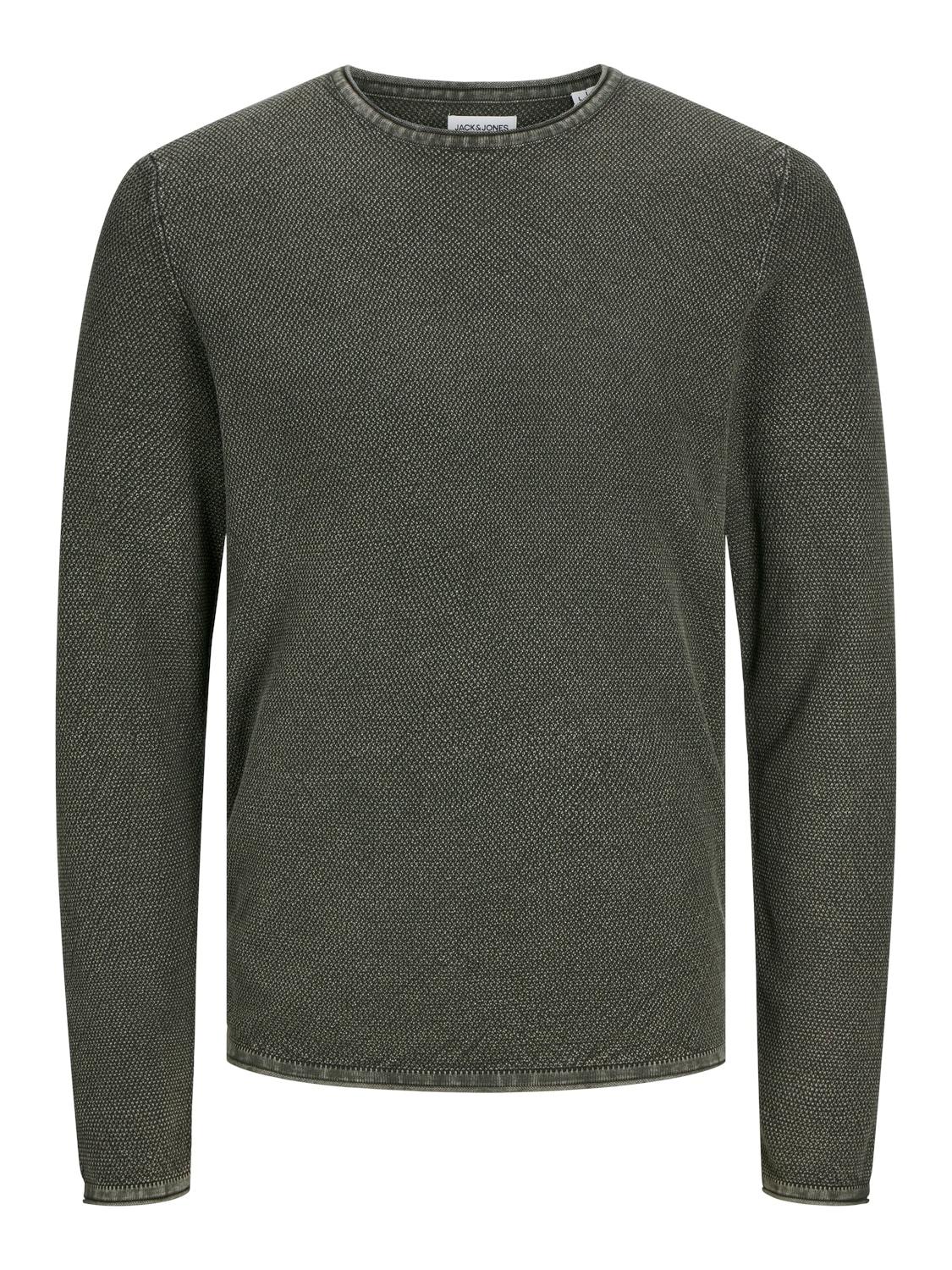 Jack & Jones Rundhalspullover »JJDEAN KNIT CREW NECK AW24«, in gewaschener Optik