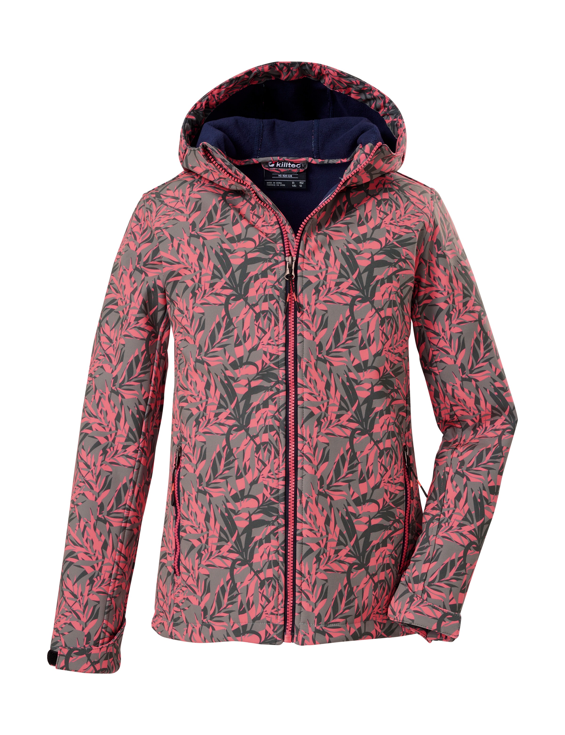 Killtec Softshelljacke »Mädchen Softshelljacke Print« Wasserdicht, windabweisend, atmungsaktiv, modischer Print