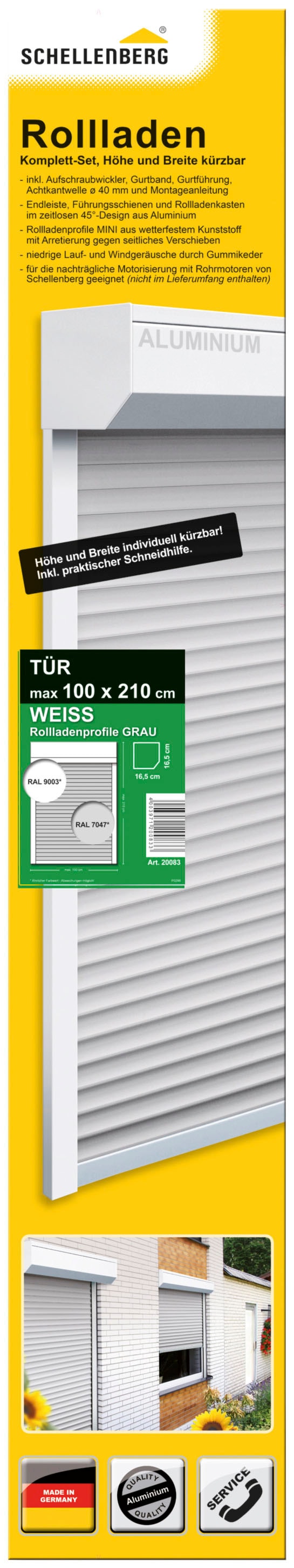 SCHELLENBERG Vorbaurollladen »Set für Fenster und Türen, Mini System für 40 günstig online kaufen