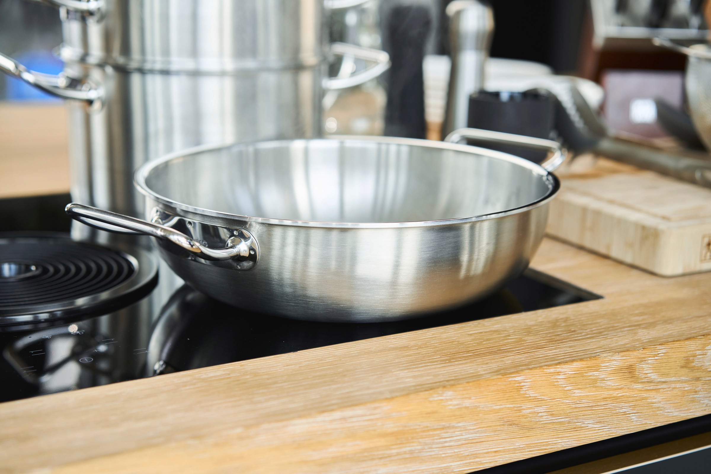 Zwilling Wok »Pro«, Edelstahl 18/10, (1 tlg.), Induktionsgeeignet
