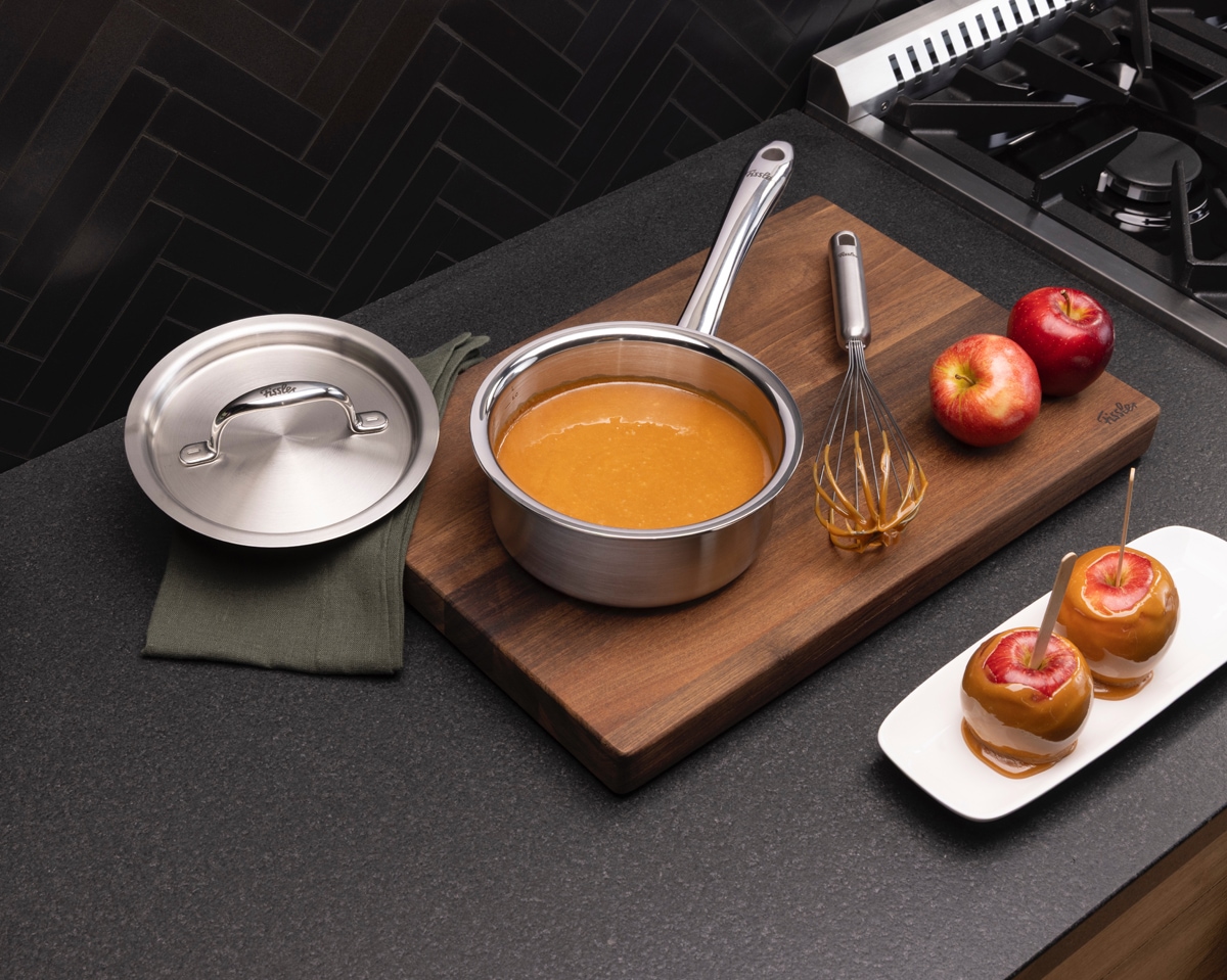 Fissler Kasserolle »M5 Pro-Ply Stielkasserolle  mit Metalldeckel« 1 tlg. Edelstahl 18/10