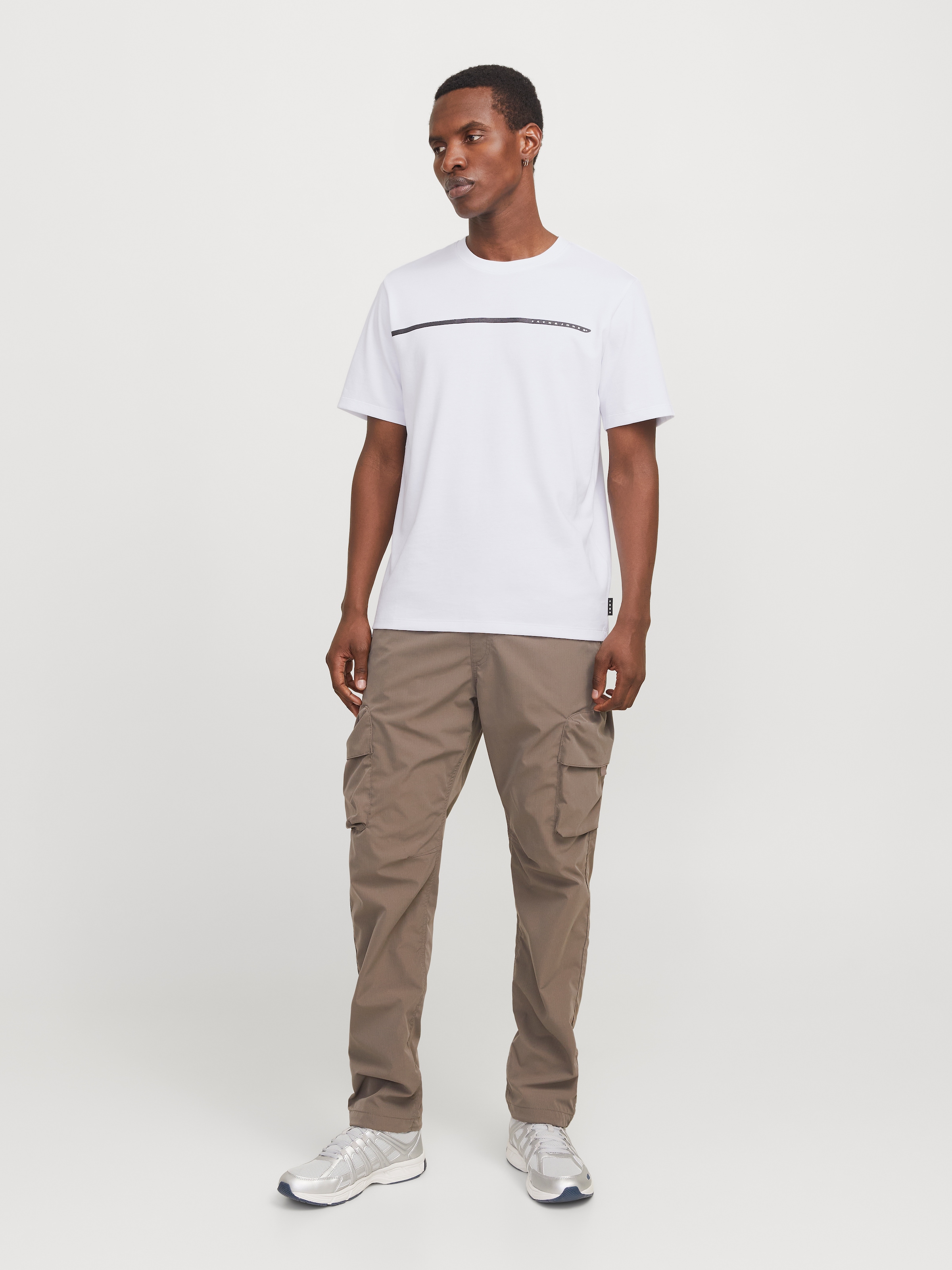 Jack & Jones T-Shirt »JCOFUSION FULL BRANDING TEE SS CREW NOOS«