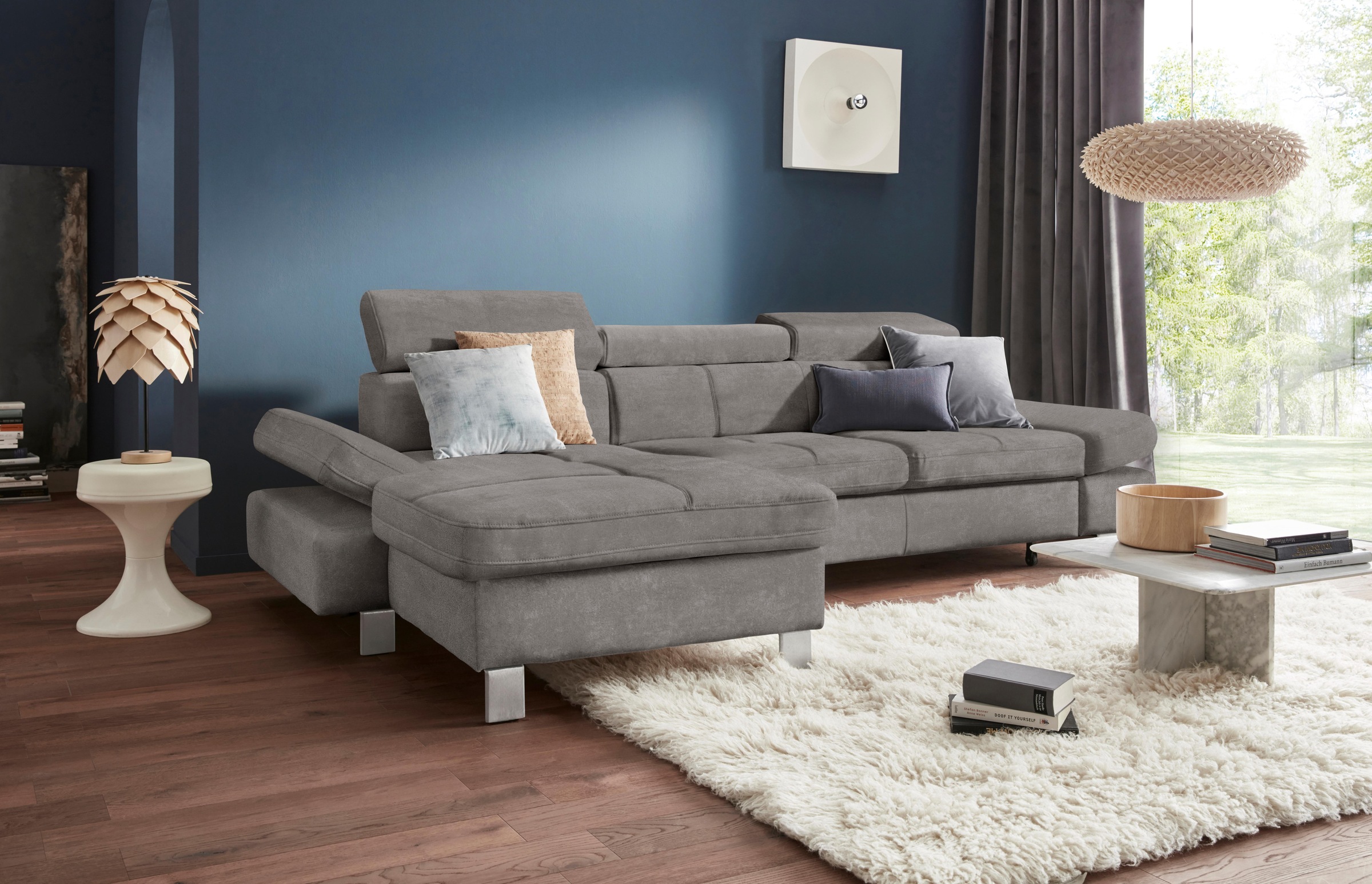 exxpo - sofa fashion Ecksofa »Fiji, hochwertige Detailverarbeitung im Sitz günstig online kaufen