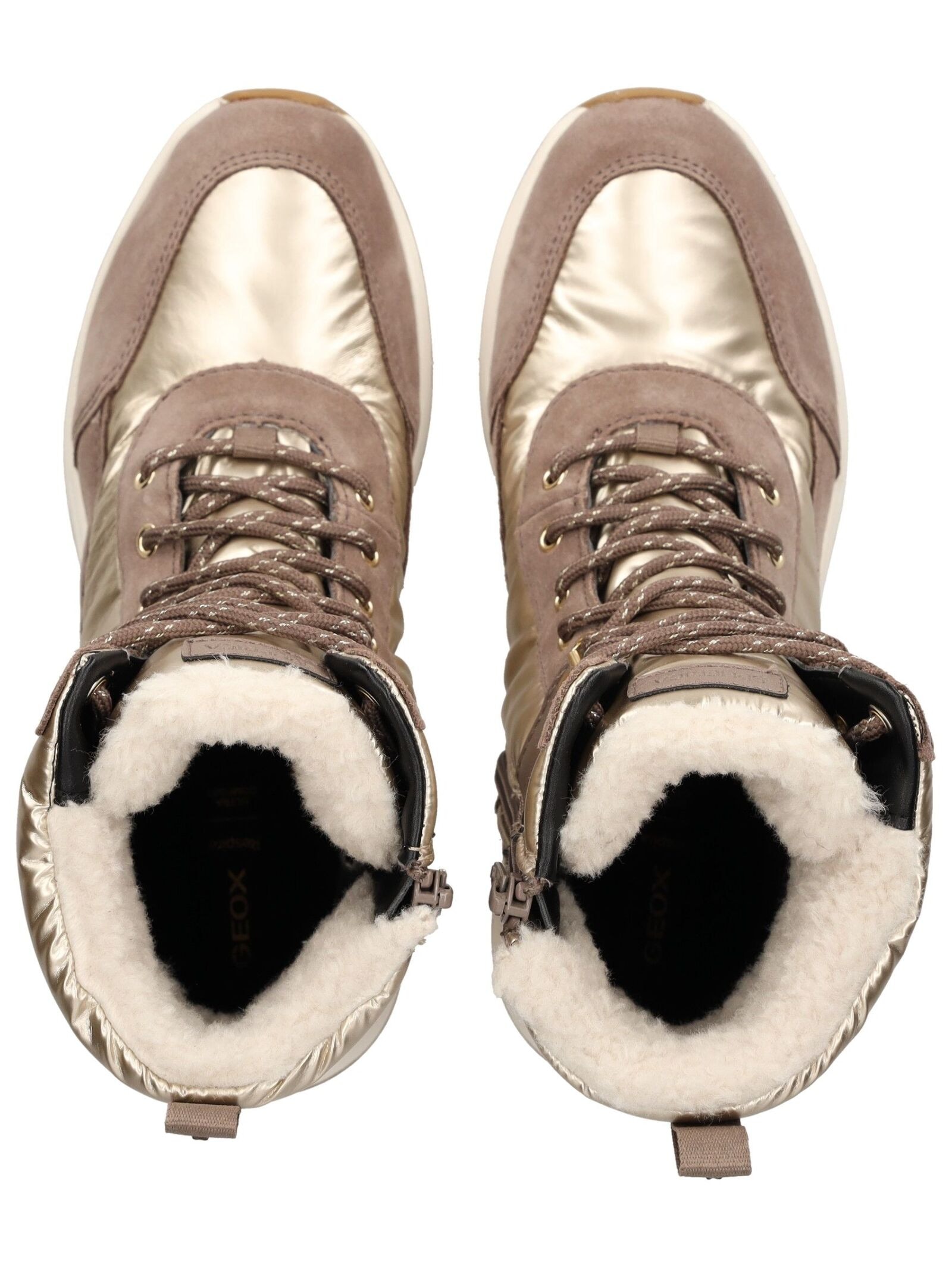 Geox Schnürstiefelette »Geox Stiefelette Leder/Textil«