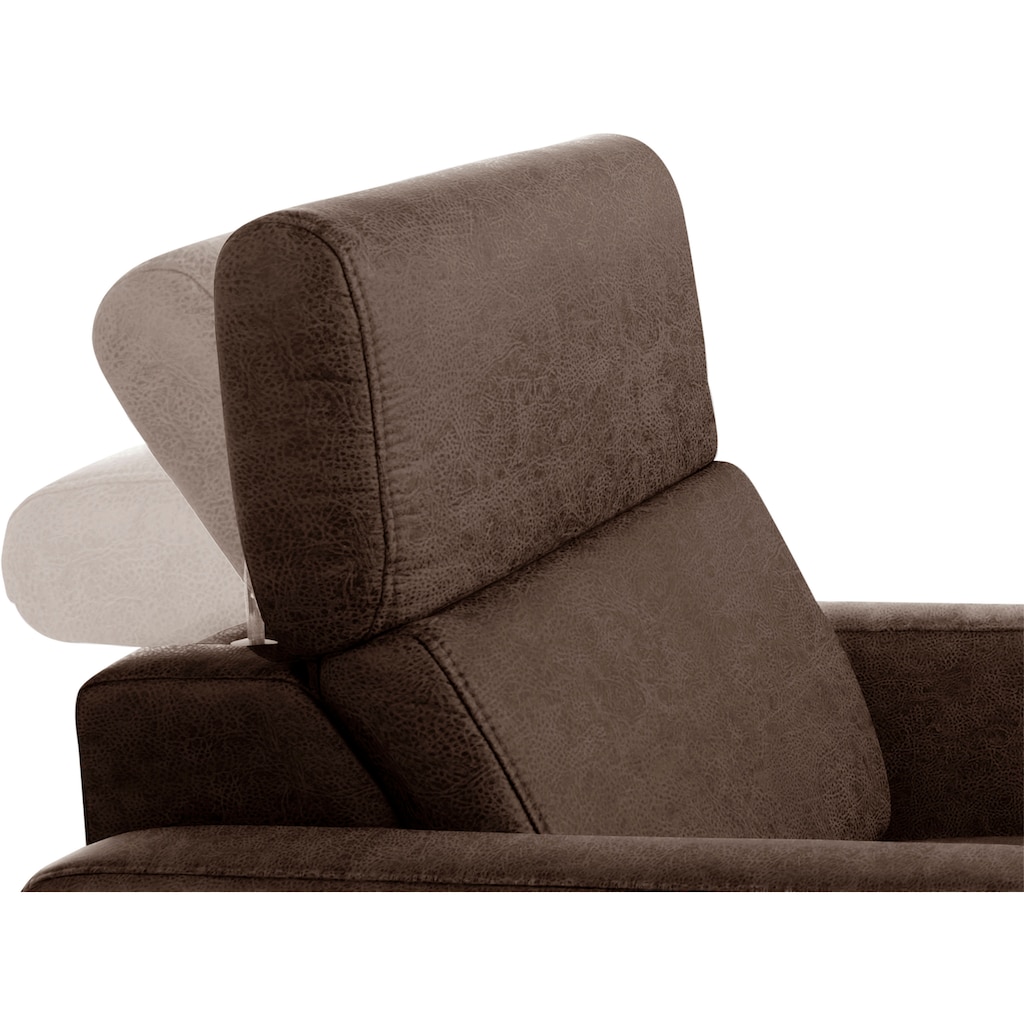 sit&more Sessel »Bologna«, mit Federkern, inklusive Kopfteilverstellung