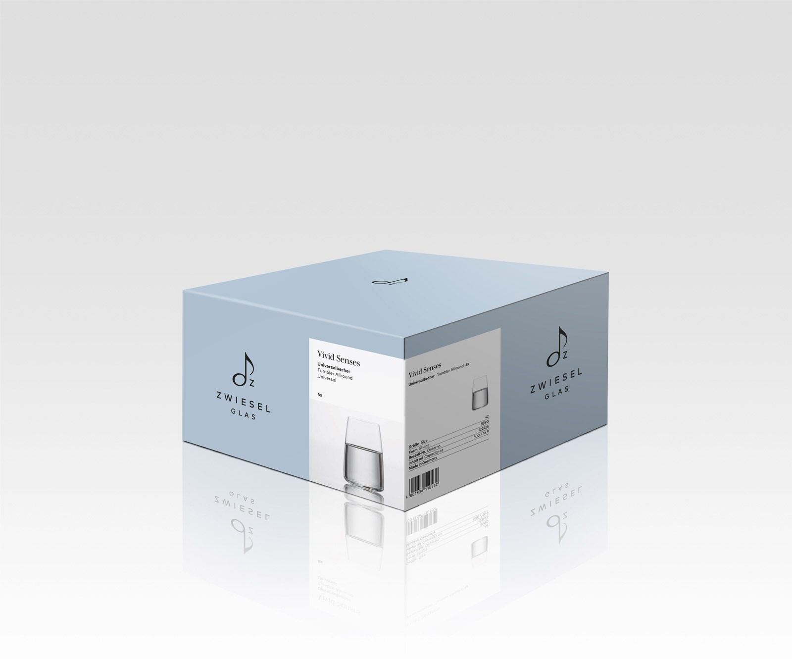 Zwiesel Glas Glas »Becher Vivid Senses 500 ml 4er Set transparent« günstig online kaufen
