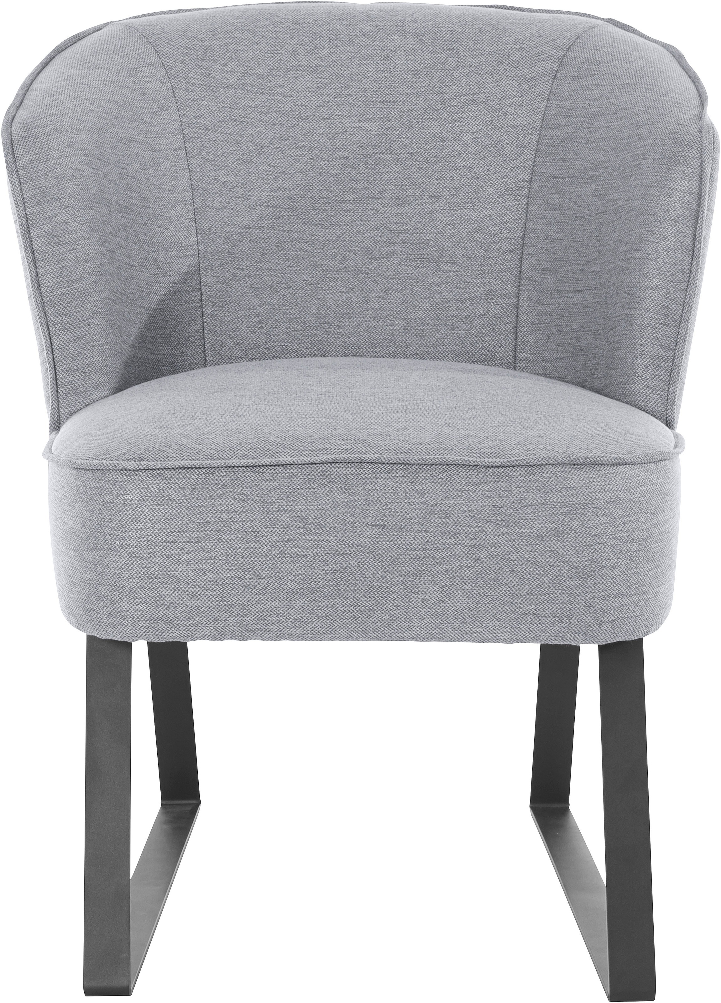 exxpo - sofa fashion Sessel »Americano, Loungesessel«, mit Keder und Metall günstig online kaufen