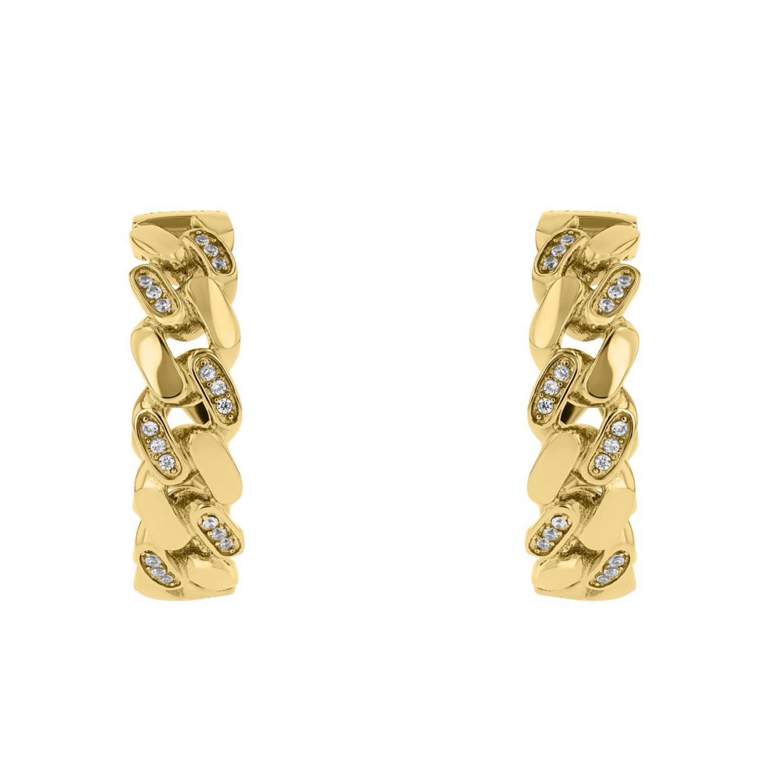 JOOP! Paar Creolen »Schmuck, Geschenk« mit Zirkonia (synth.)