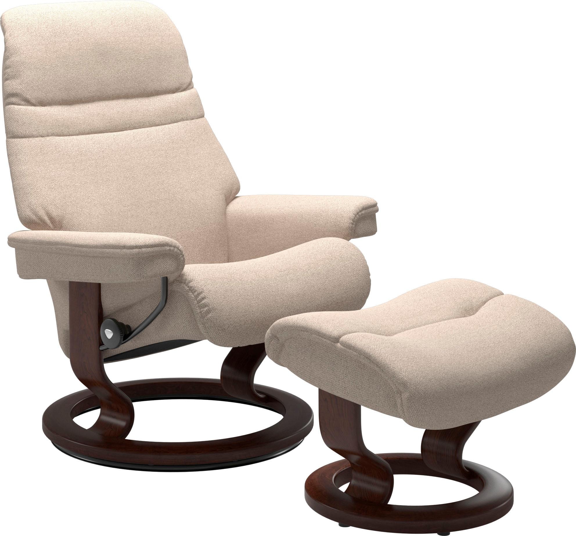 Stressless® Relaxsessel »Sunrise«, mit Classic Base, Größe M, Gestell Braun günstig online kaufen