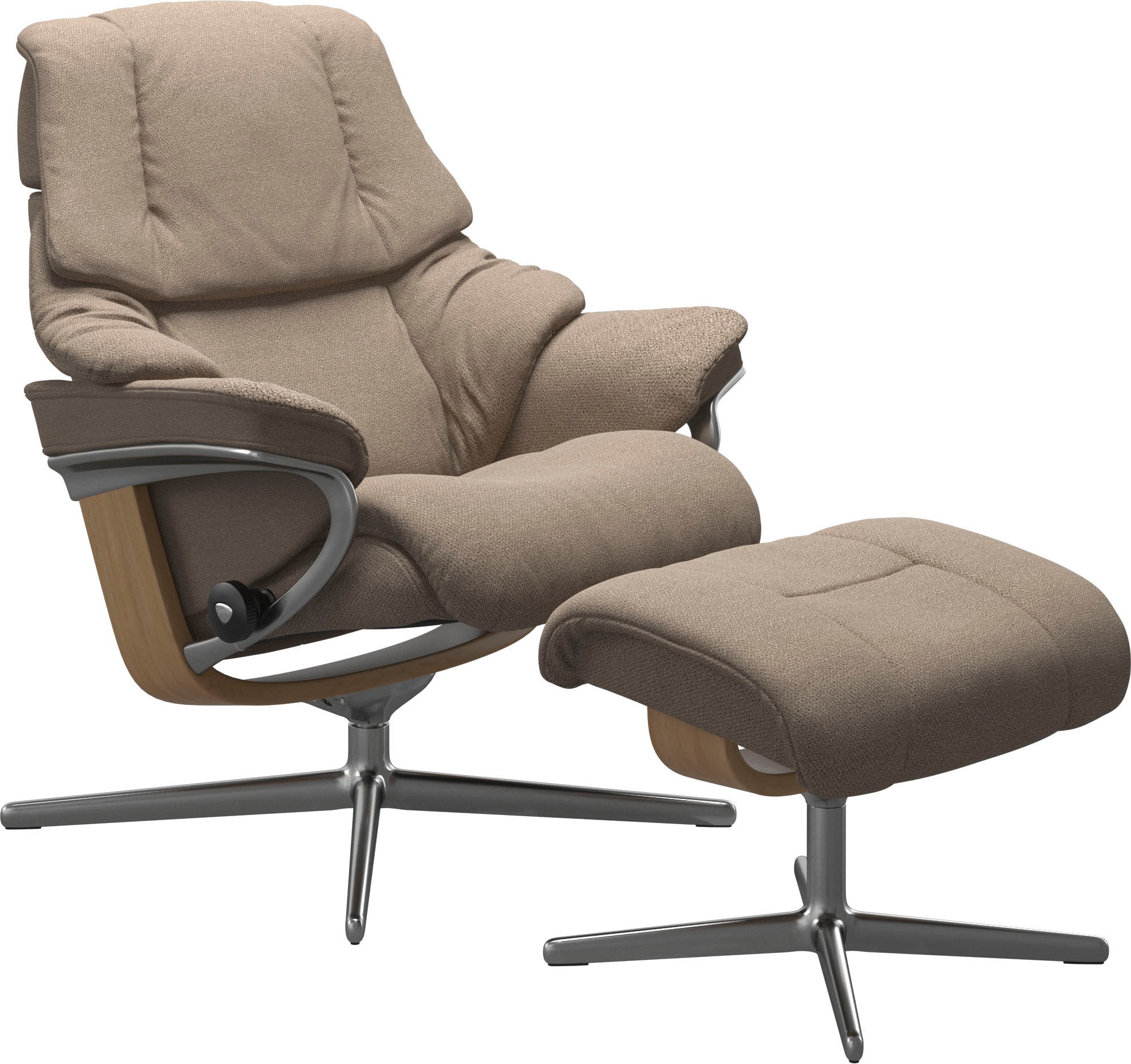 Stressless® Relaxsessel »Reno«, mit Cross Base, Größe S, M & L, Holzakzent günstig online kaufen