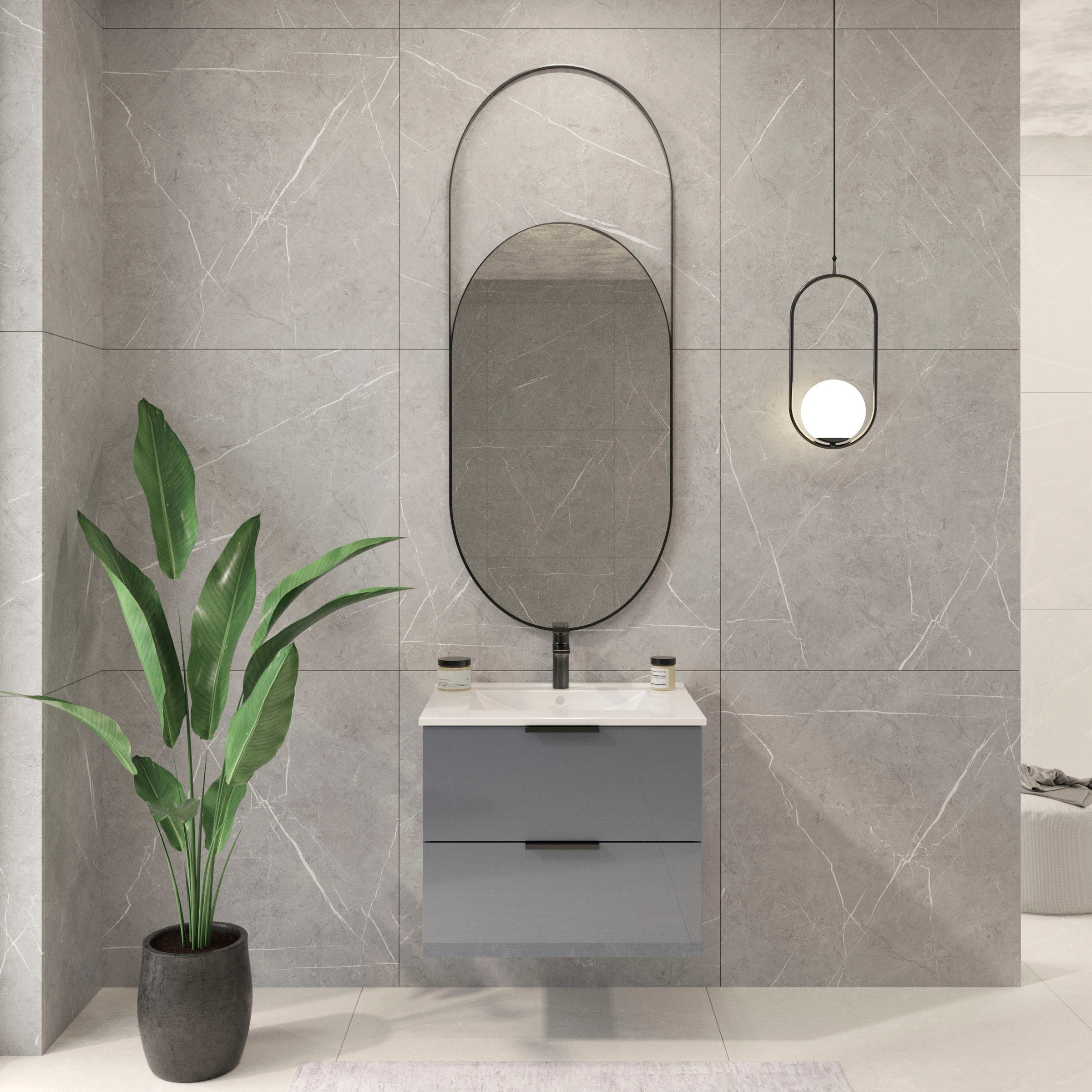 welltime Waschtisch »Athen Badezimmerschrank mit Softclose Funktion WC Bad günstig online kaufen