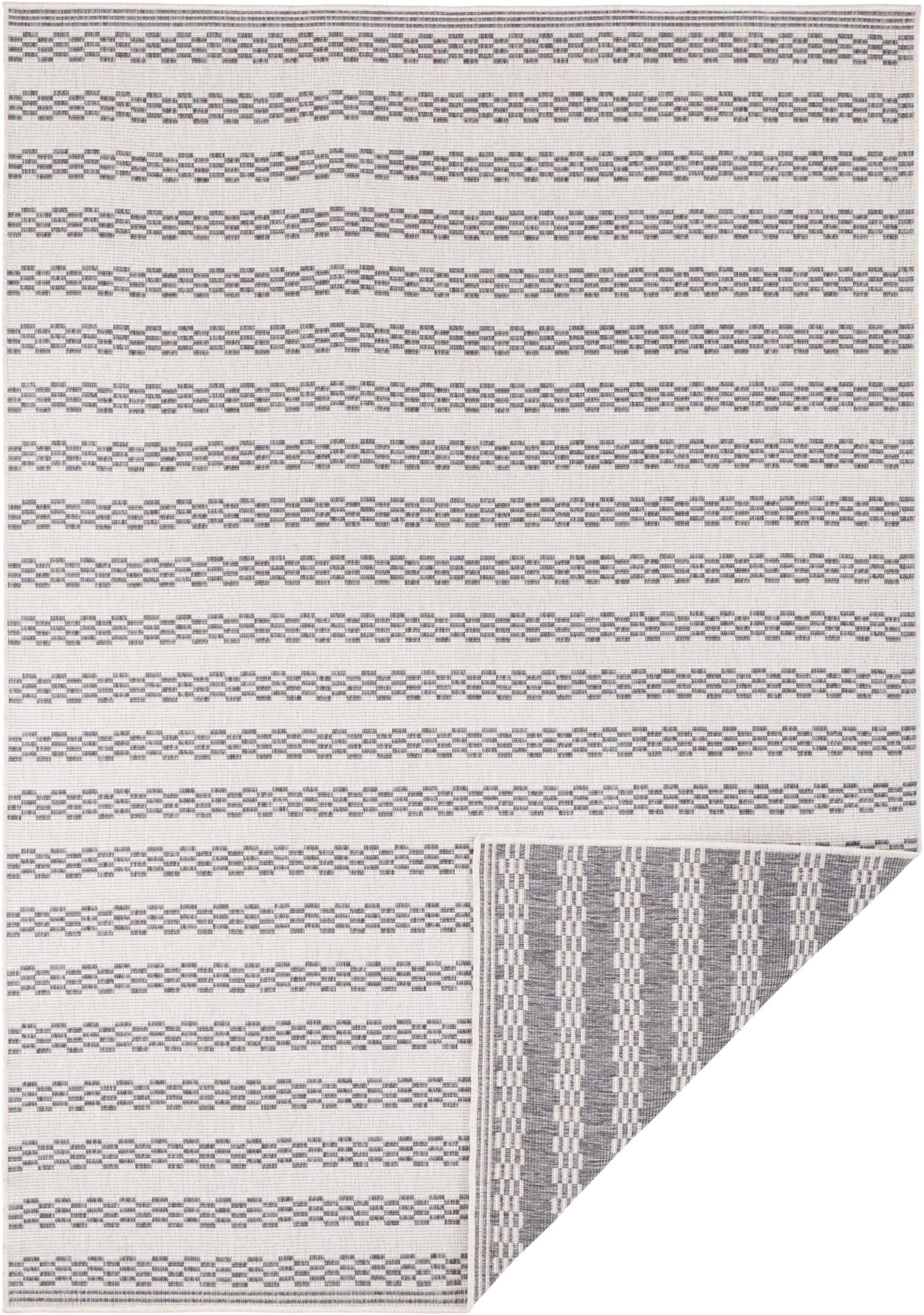 freundin Home Collection Teppich »Oak«, rechteckig, 5 mm Höhe, In-& Outdoor, Teppich, Wetterfest, Balkon, Garten, Wohnzimmer, Modern