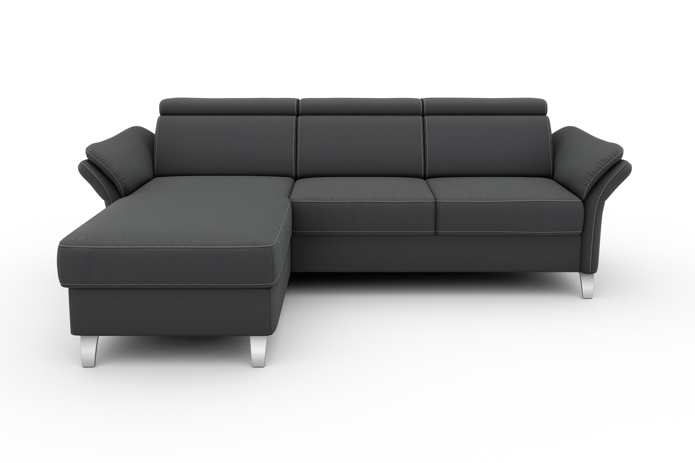 sit&more Ecksofa »Vincenzo L-Form«, inklusive Kopfteilverstellung, wahlweis günstig online kaufen