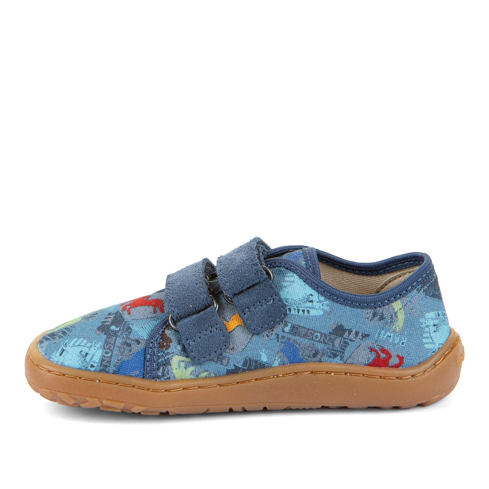 froddo® Barfußschuh »BAREFOOT CANVAS«  Sneaker, Klettschuh mit Baumwollfutter, Klett-Hausschuh