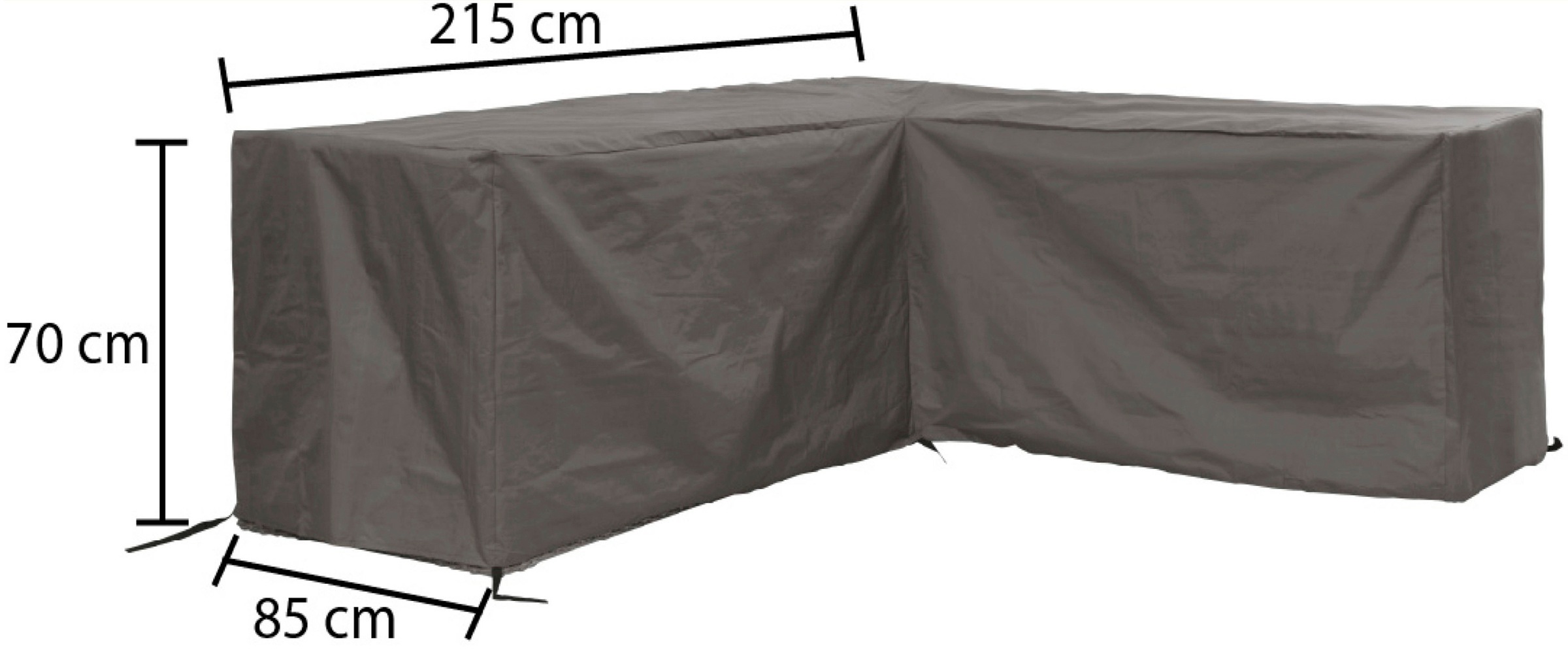 winza outdoor covers Gartenmöbel-Schutzhülle, geeignet für Loungeset in L Form, bis 215 cm