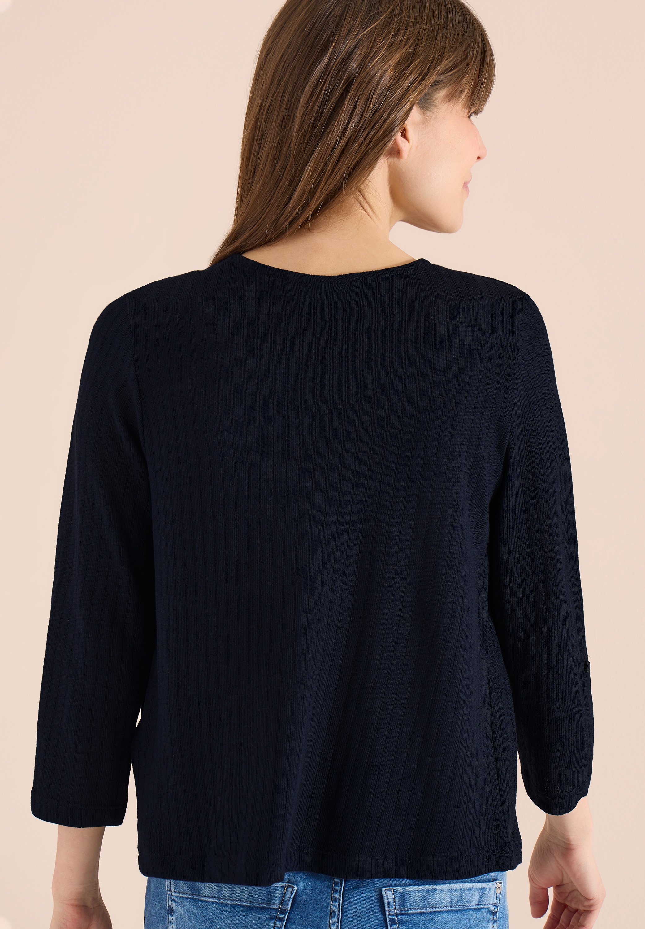 Cecil Shirtjacke mit Turn-Up-Detail